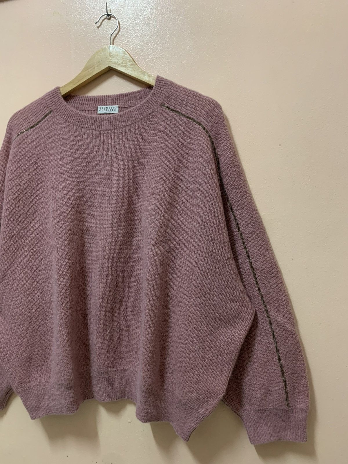 Brunello Cucinelli Brunello Cucinelli Bead-Embellished Mohair-Blend Sweater Size XS / US 0-2 / IT 36-38 - 7 Thumbnail
