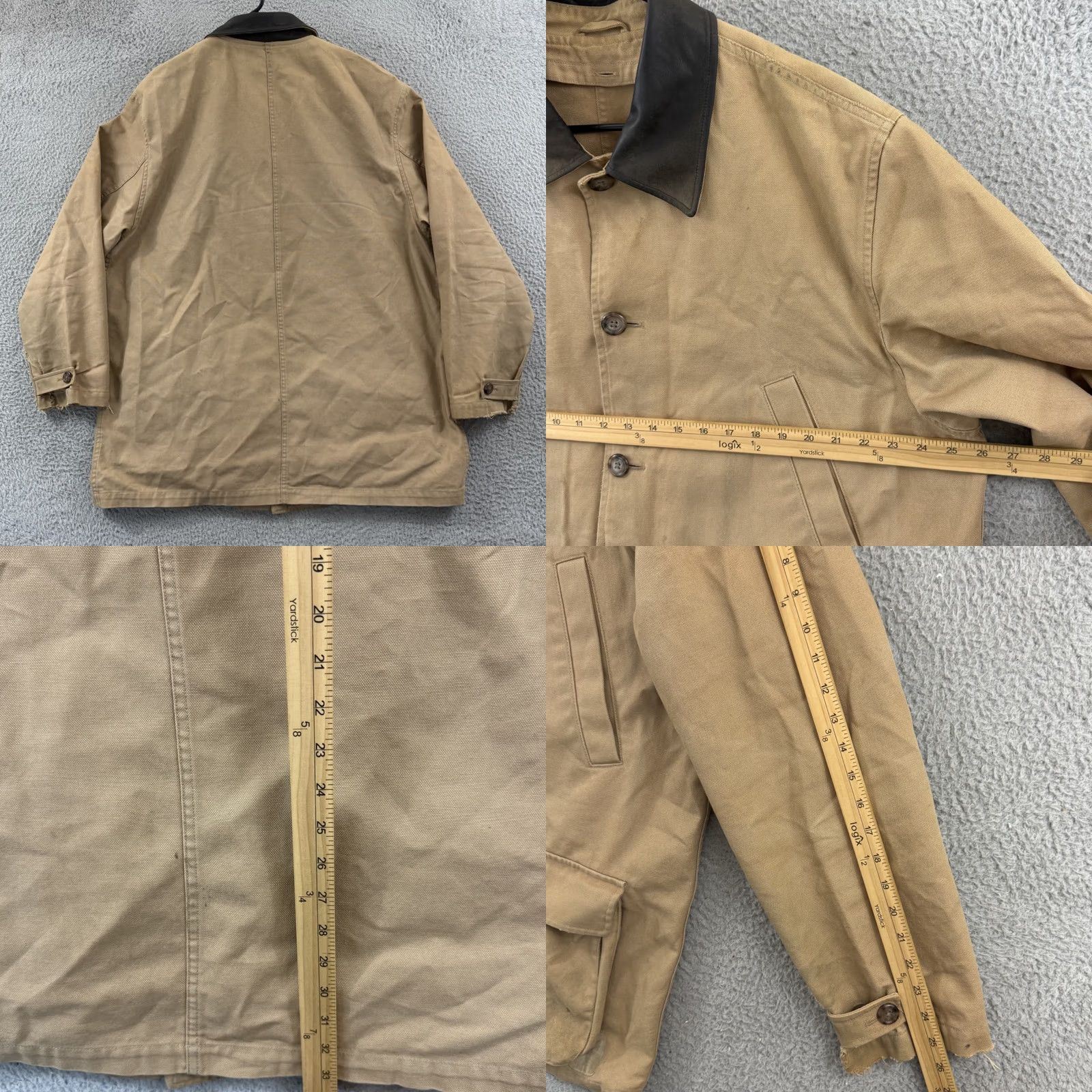 Lands' End Lands End Field Jacket Mens Large Brown Canvas Barn Chore Utility Coat Outdoor Size US L / EU 52-54 / 3 - 8 Thumbnail