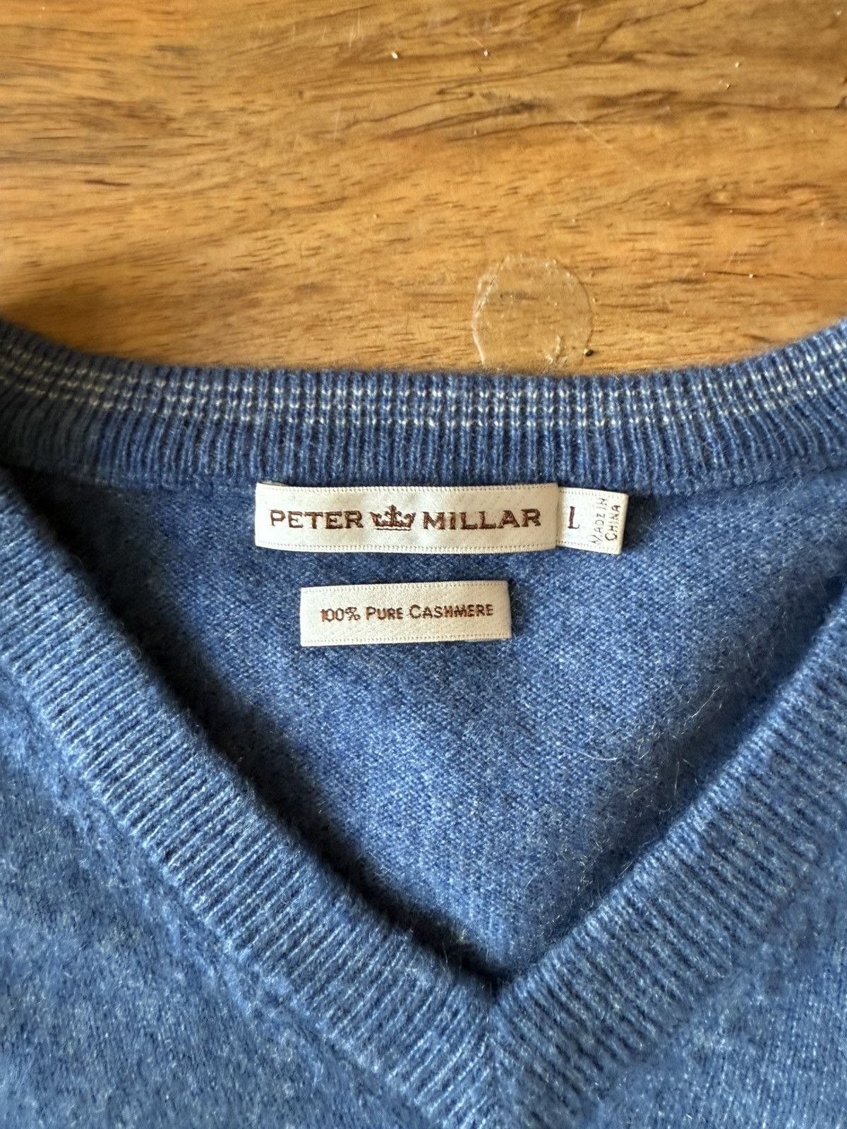 Peter Millar RARE Peter Millar 100% Cashmere Bel-Air Country Club Sweater Size US L / EU 52-54 / 3 - 3 Thumbnail