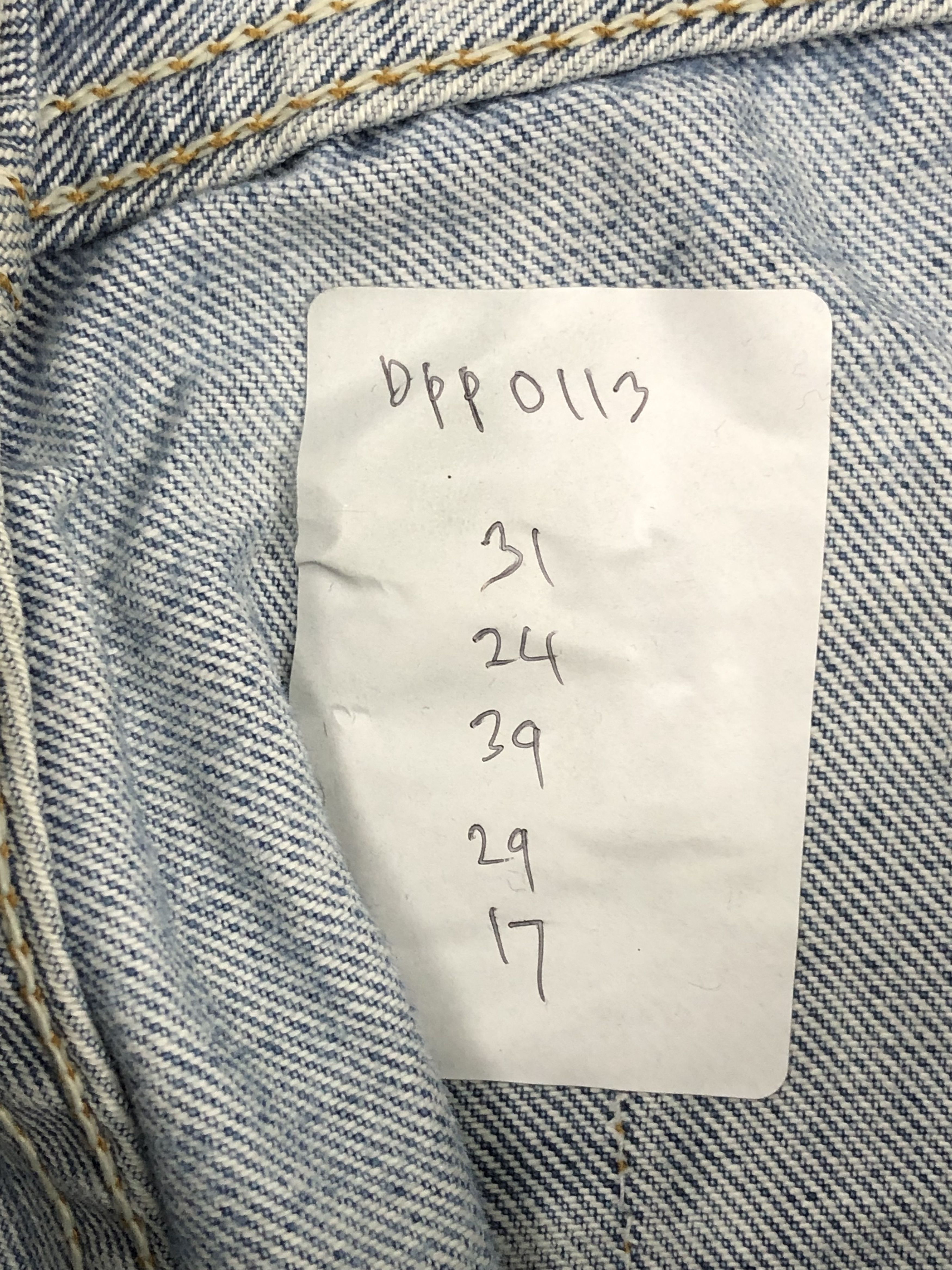 Levi's Vintage Levis 508 Faded Blue Jeans DPP0113 Size US 31 - 12 Thumbnail
