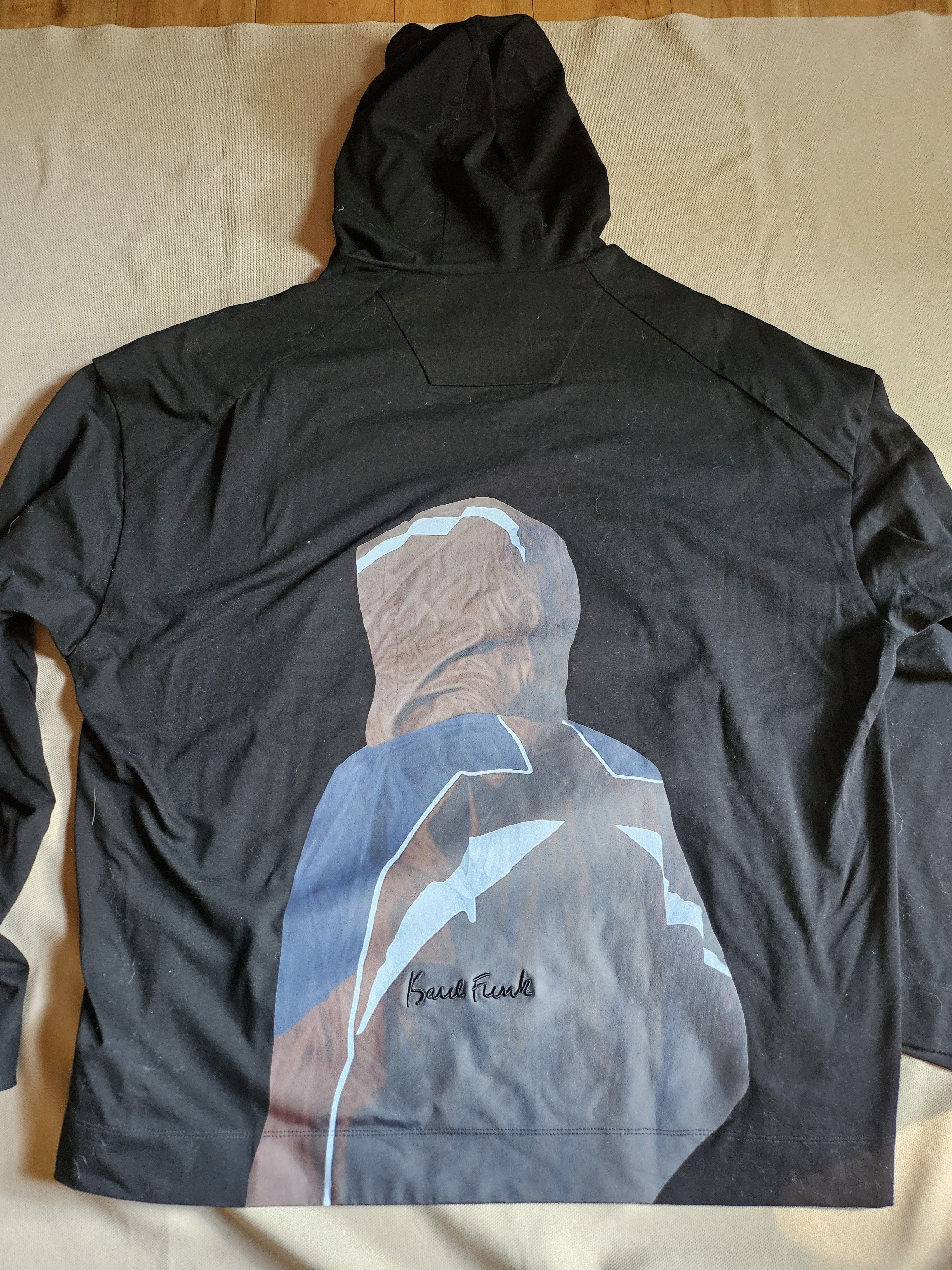 Juun.J Juun. J Black Karel Funk Print Hoodie Size US XXL / EU 58 / 5 - 5 Thumbnail
