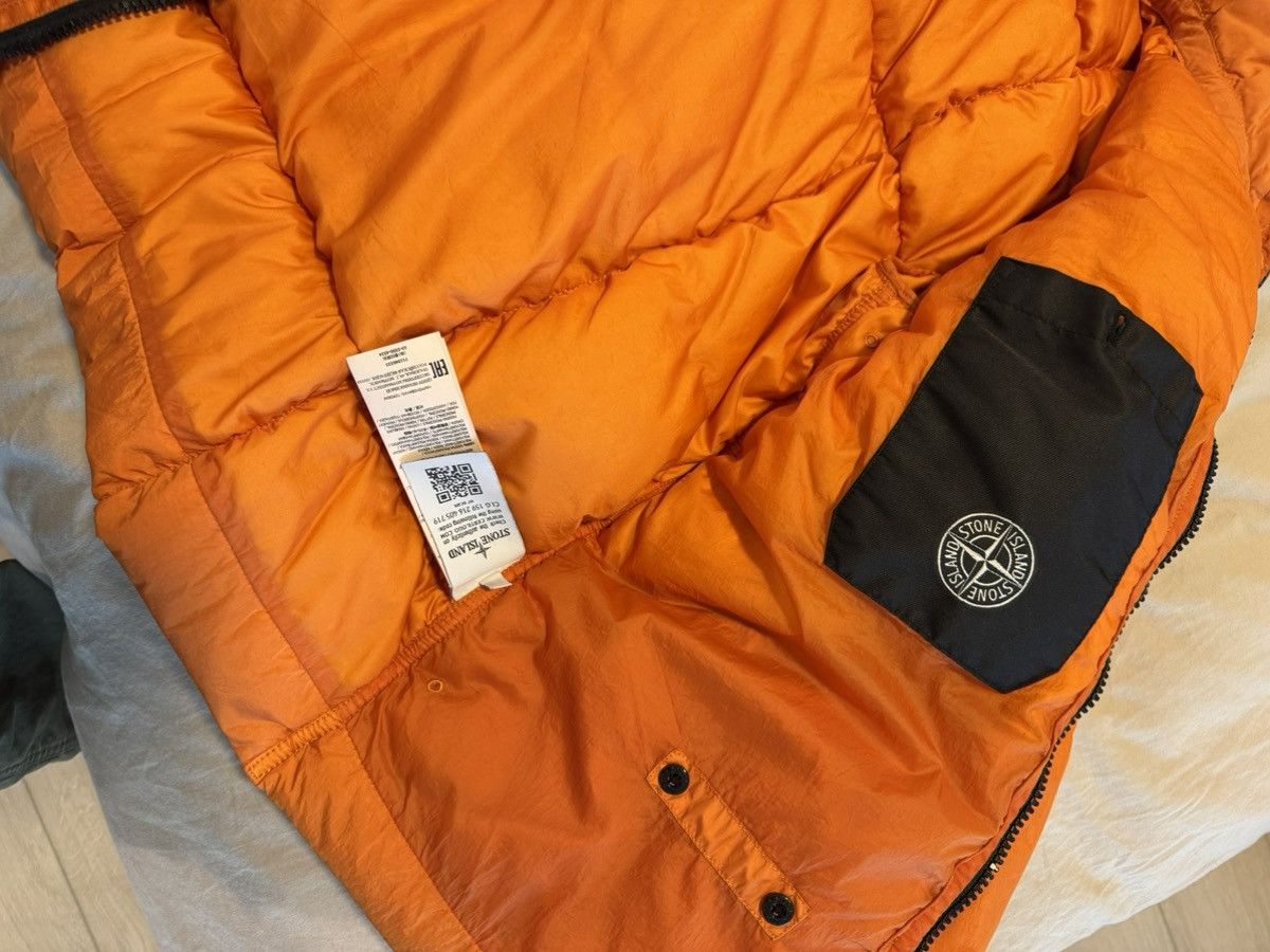 Stone Island Stone Island Orange Down Garment Dyed Crinkle Reps Jacket Size US M / EU 48-50 / 2 - 10 Thumbnail