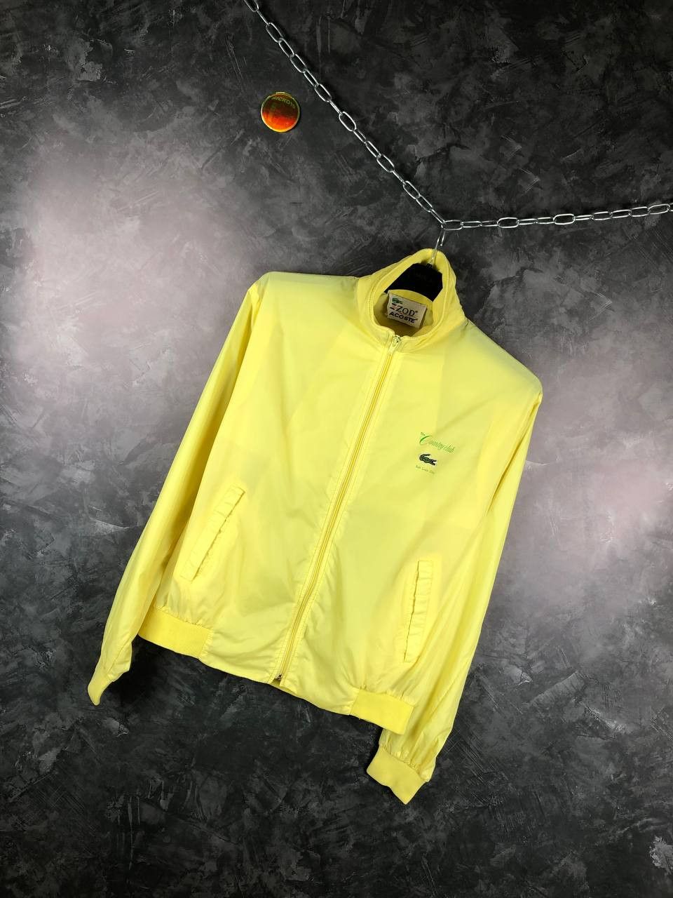 Vintage Izod Lacoste Jacket L outlet Yellow