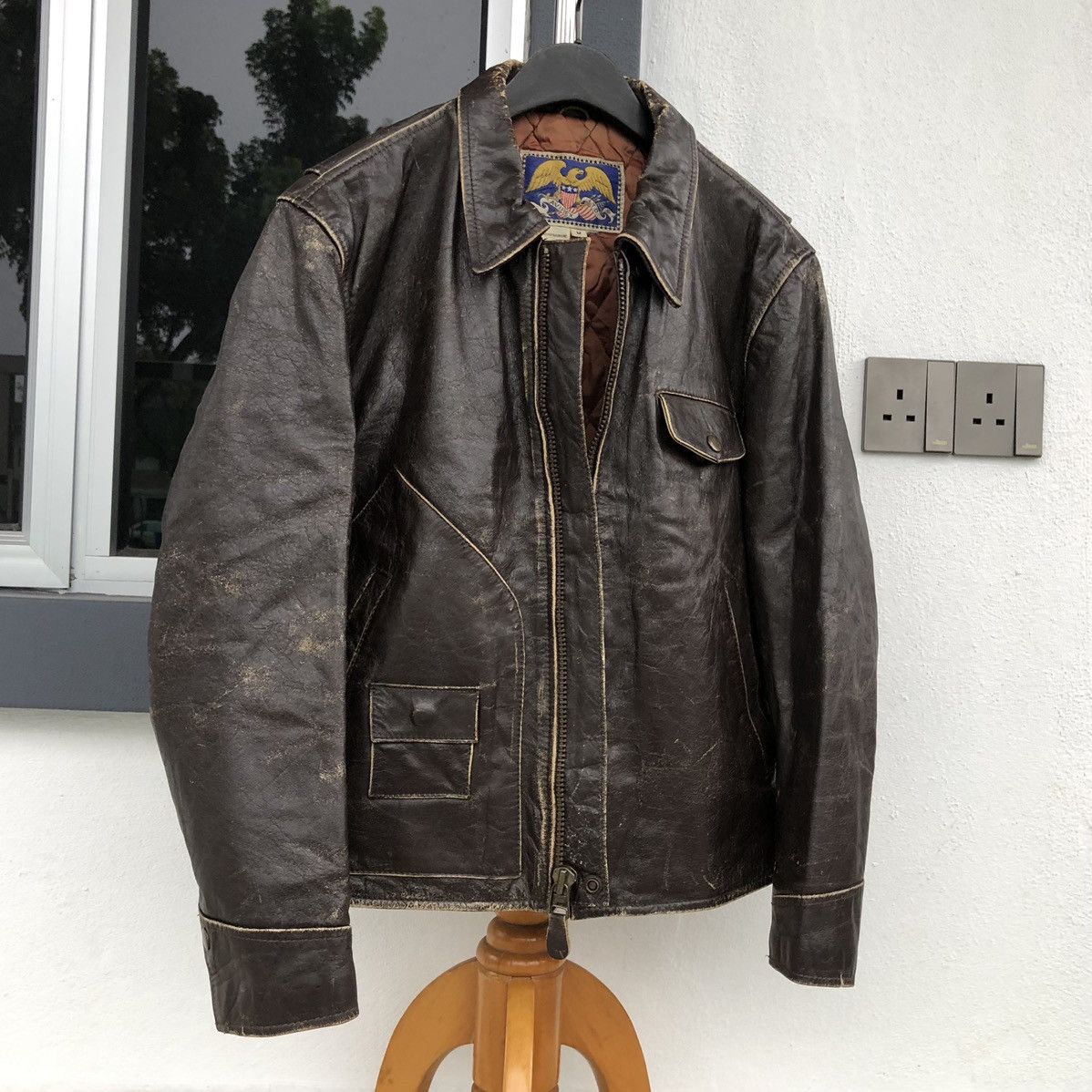 Avirex Vintage Avirex LTD Flight Leather jacket Flyer Size US M / EU 48-50 / 2 - 17 Thumbnail
