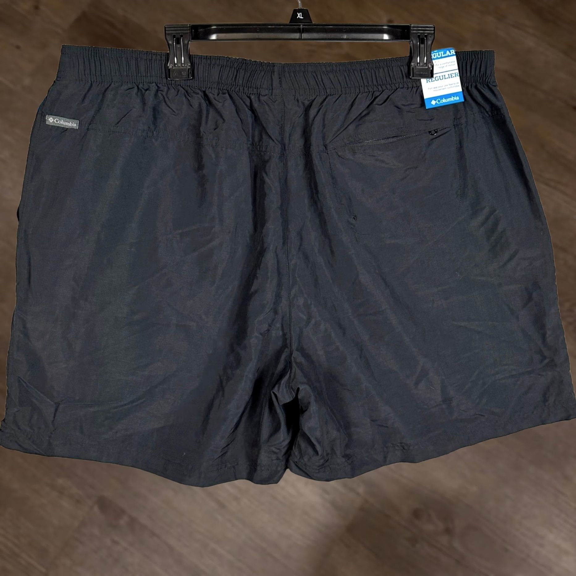 Vintage VINTAGE Columbia Sandy River Shorts Womens 2X Black Hiking Elastic Waistband Pull On Size 40" / US 18 - 1 Thumbnail