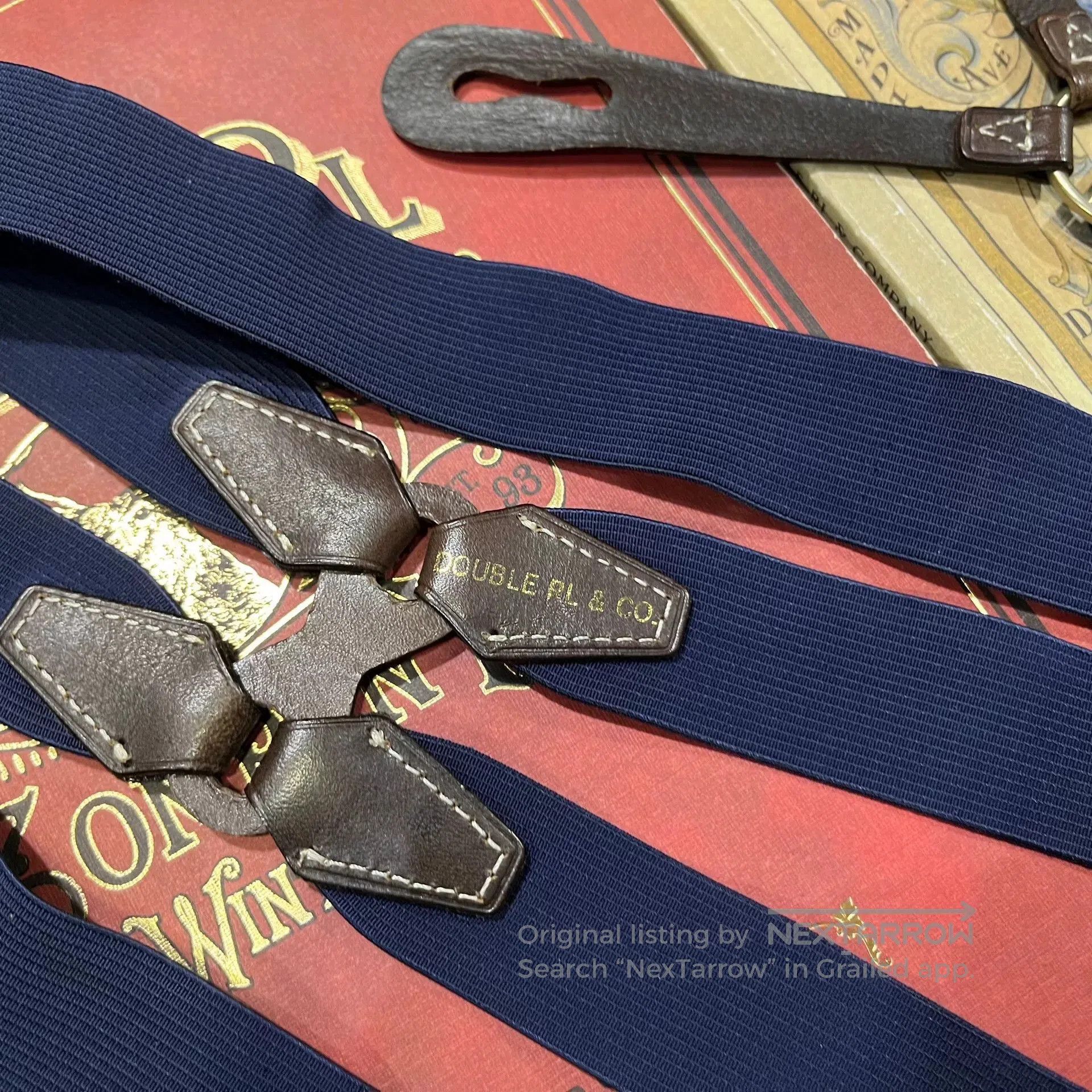RRL Ralph Lauren rrl double rl suspenders by ralph lauren. Size ONE SIZE - 3 Thumbnail