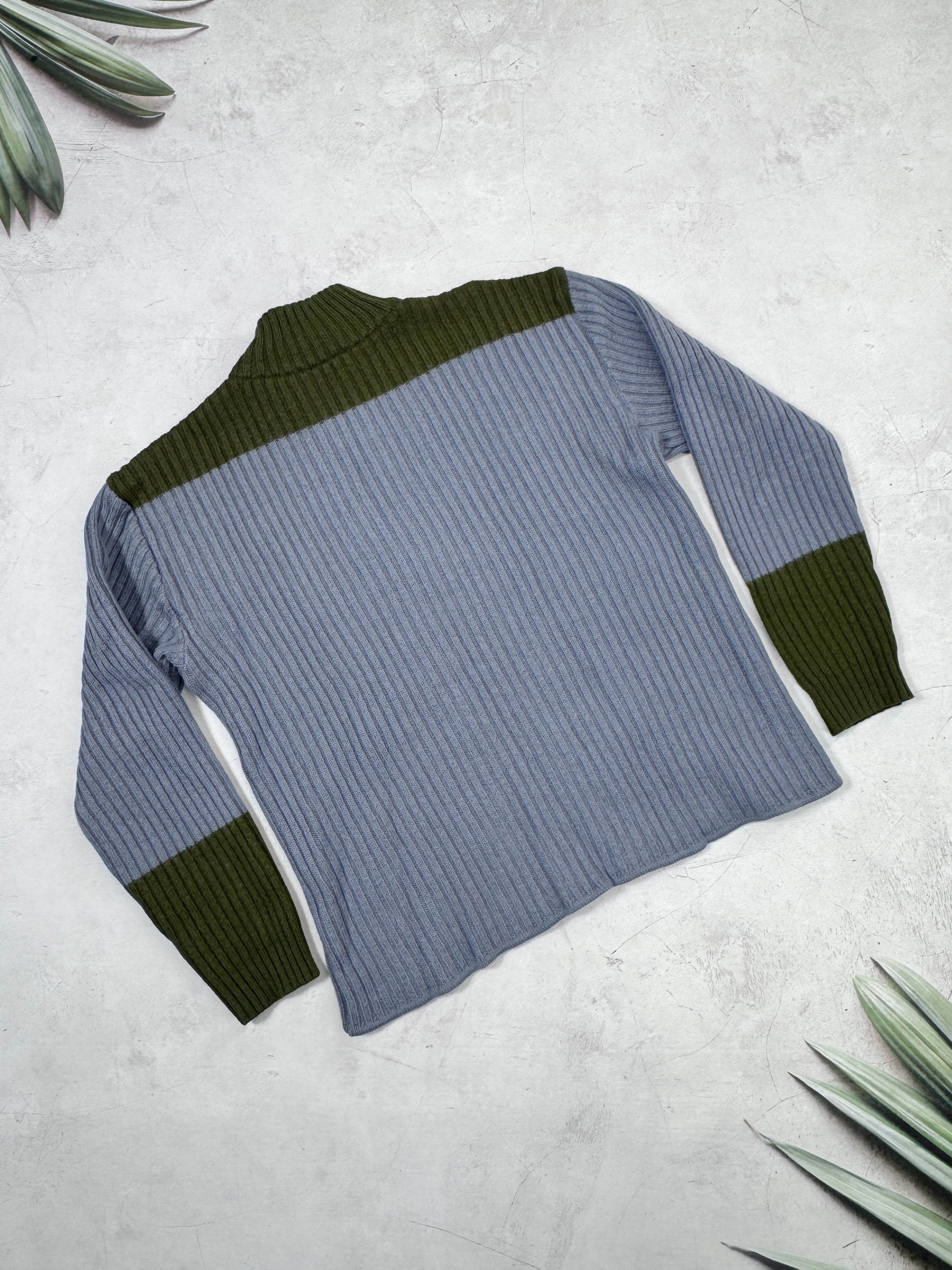 Versace Jeans Couture Vintage Versace Jeans Couture Sweater Pullover 1/4 zip Size XL / US 12-14 / IT 48-50 - 19 Thumbnail
