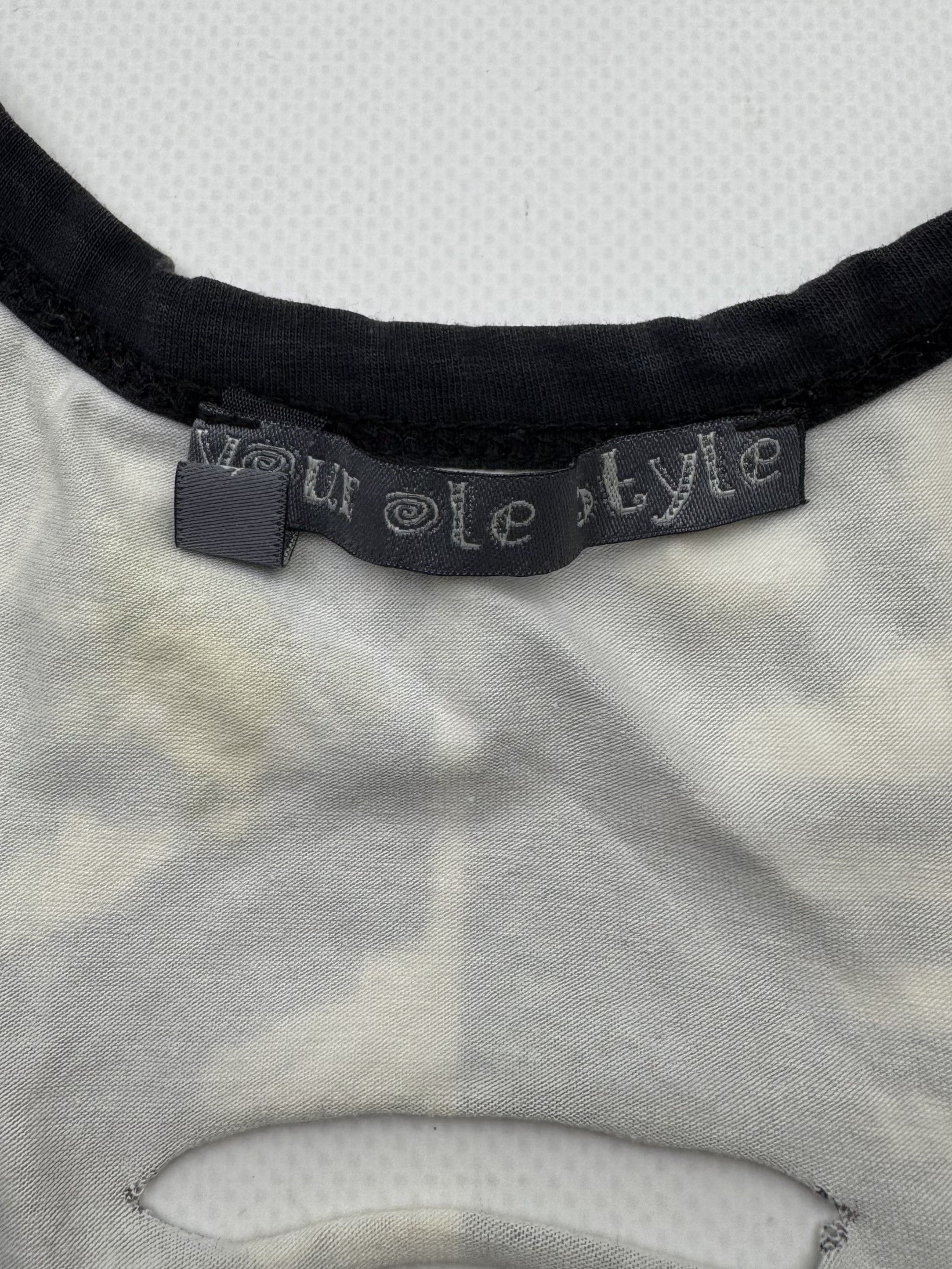 Vintage 00's Printed Tank Top B43(V300)E2 Size S / US 4 / IT 40 - 2 Thumbnail