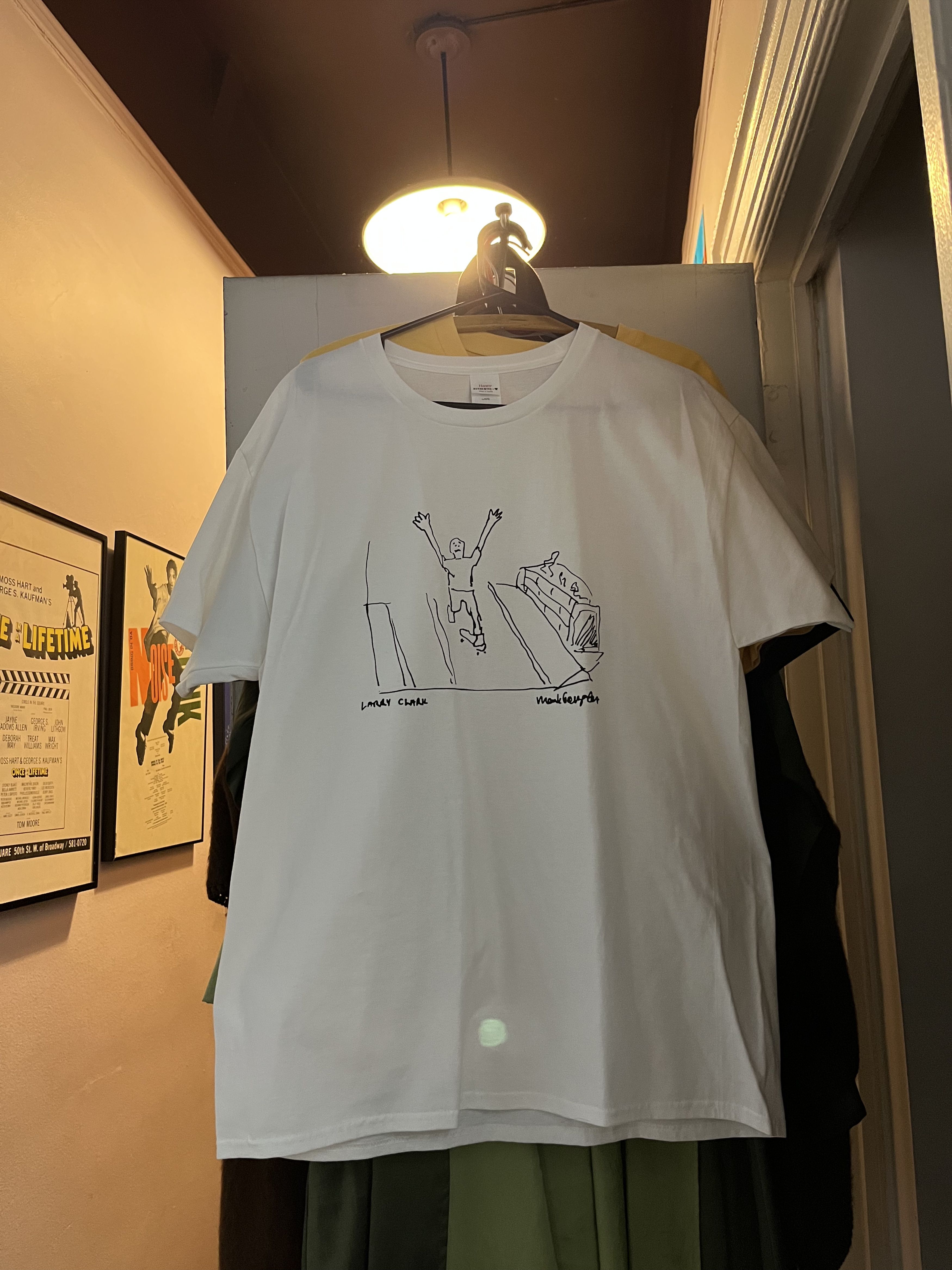 Vintage Larry Clark Mark Gonzales Drawing t shirt Ruttkowski 68 Size US L / EU 52-54 / 3 - 4 Thumbnail