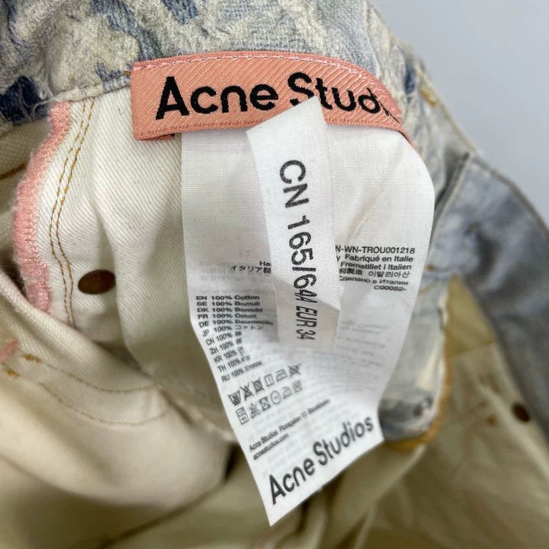 Acne Studios Acne studios 3d printed jeans 2502-Nextarrow Size US 34 / EU 50 - 3 Thumbnail