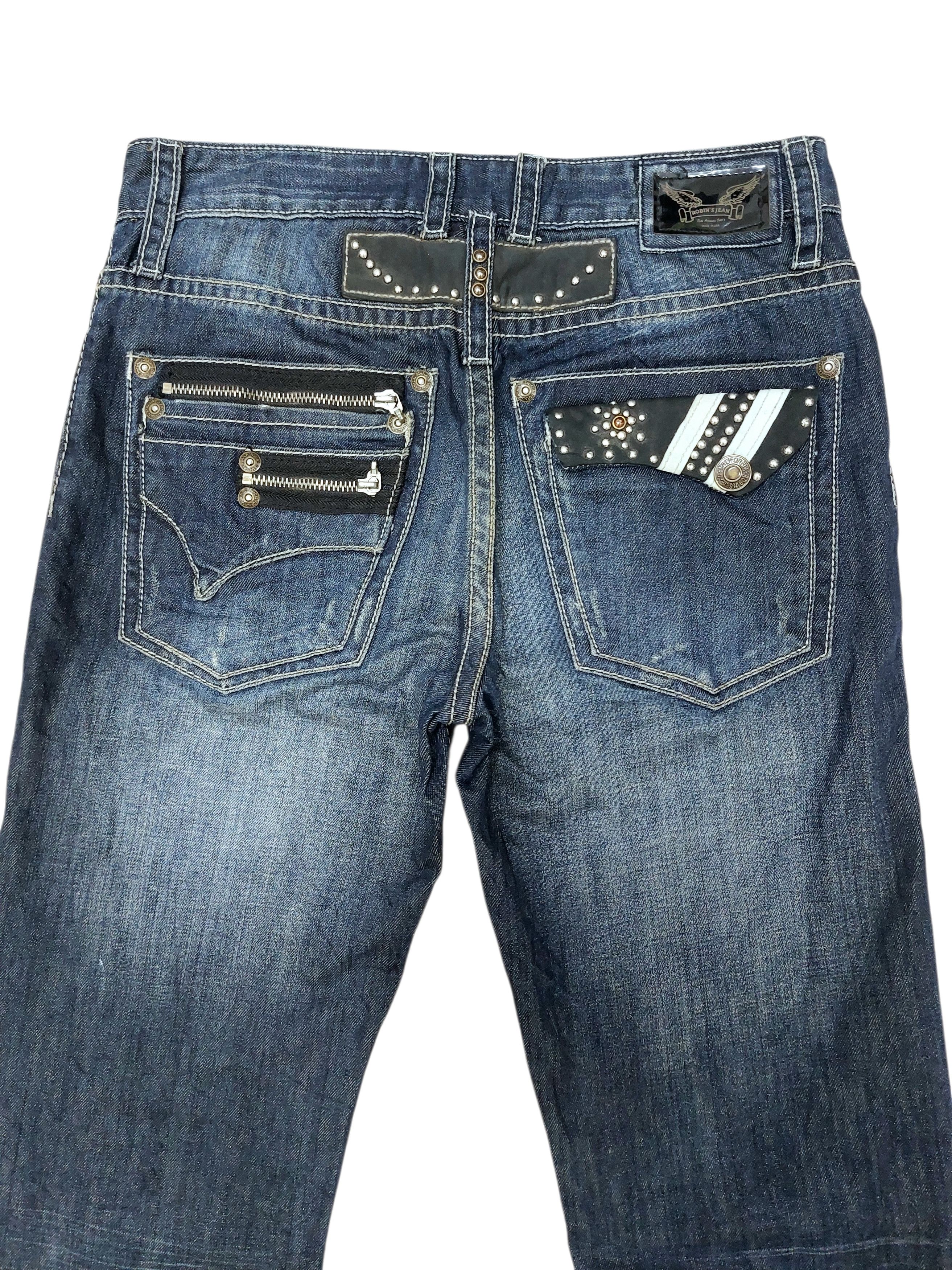 Robins Jeans Robins Jeans Studded Style Vintage Denim Size US 34 / EU 50 - 11 Thumbnail