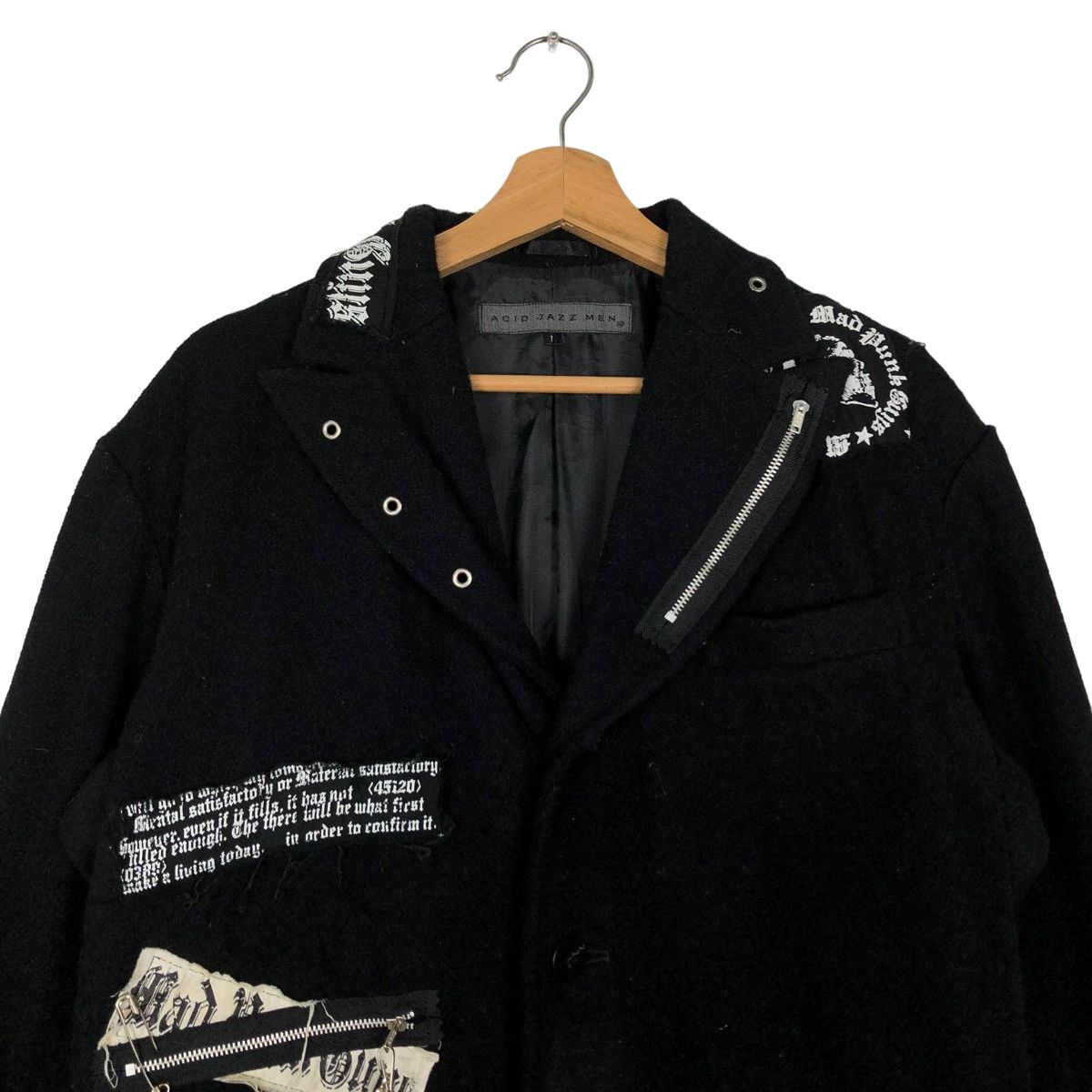 Hysteric Glamour 🔥PUNK DESIGN LONG JACKET ACID JAZZ MEN Size US L / EU 52-54 / 3 - 3 Thumbnail