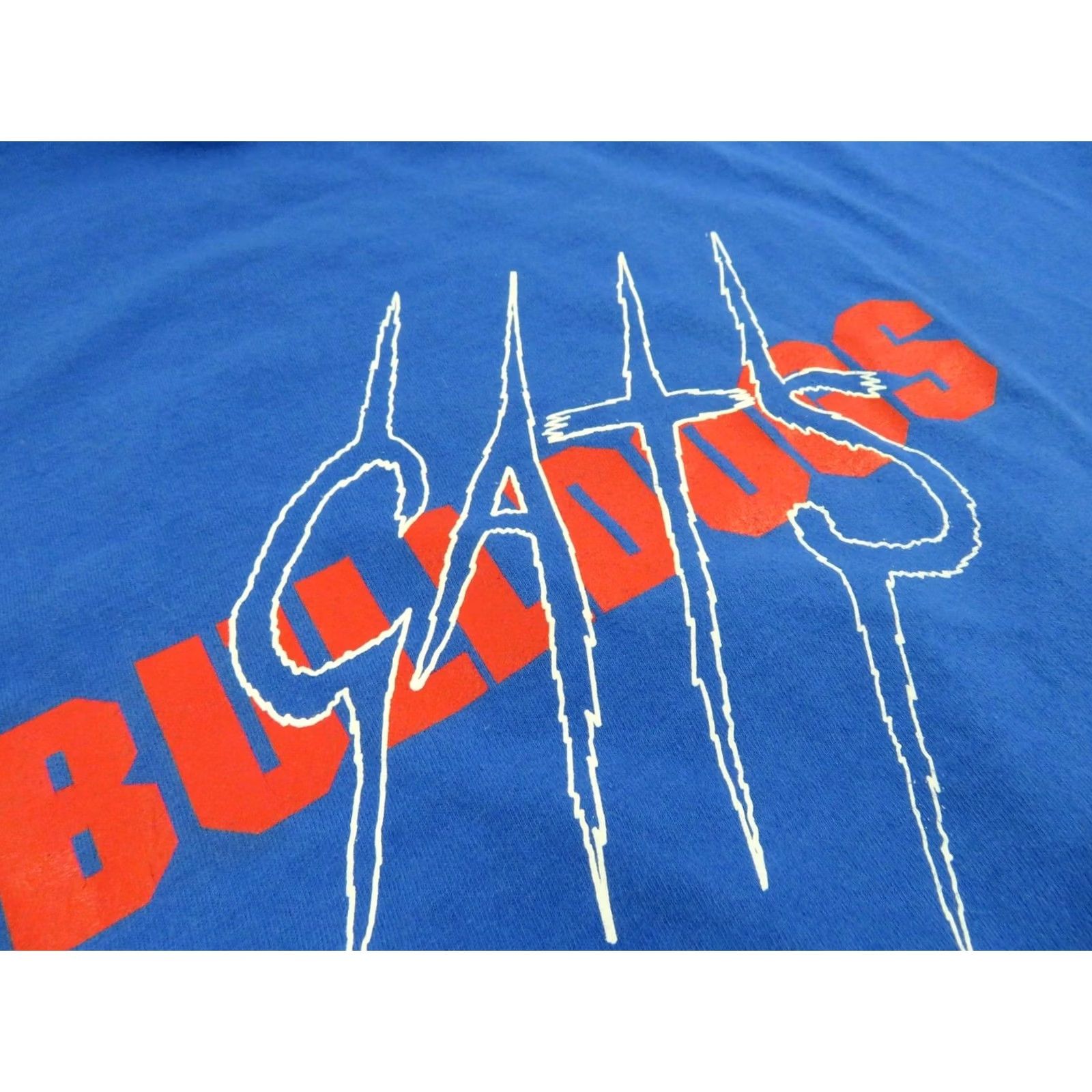 Gildan VINTAGE Bell Game Shirt XL Centen nial Bulldogs vs Central Wildcats Football Graphic Print 2001 Y2K Mens XL Blue Size US XL / EU 56 / 4 - 7 Thumbnail