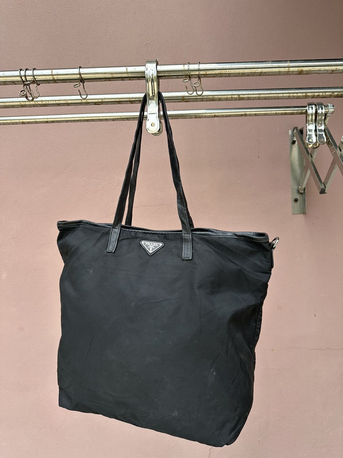 Prada Prada Tote Bag Nice Design Size ONE SIZE - 4 Thumbnail