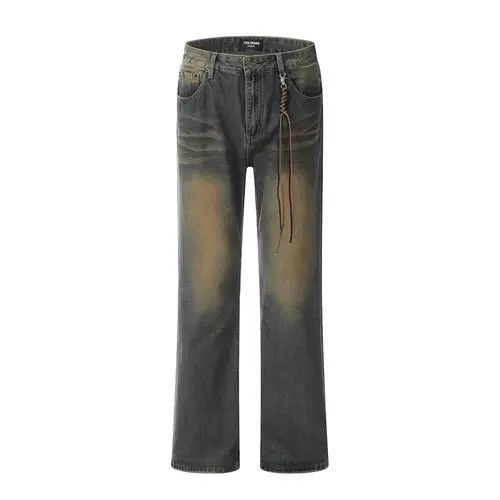 VIBE Men's punk street loose washed ripped jeans y2k Size US 32 / EU 48 - 7 Thumbnail