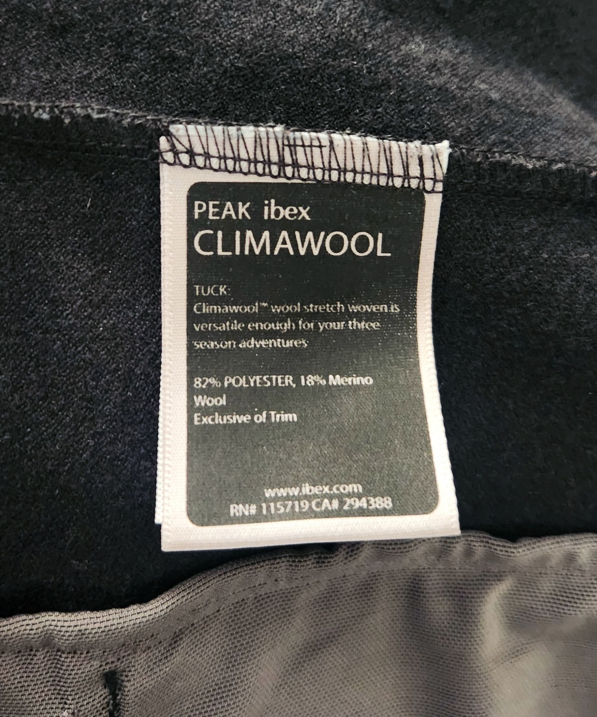 Ibex Ibex Womens Peak Climawool Jacket Size M Black Embroidered Size M / US 6-8 / IT 42-44 - 11 Thumbnail