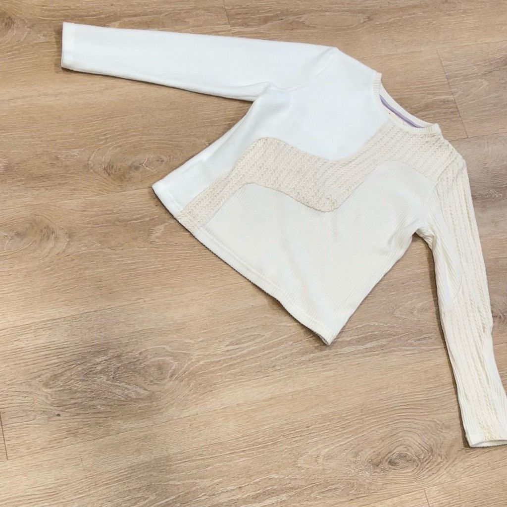 Anthropologie Margo Baridon x Anthropologie Long Sleeve Multi Neutral Tone Size M / US 6-8 / IT 42-44 - 7 Thumbnail