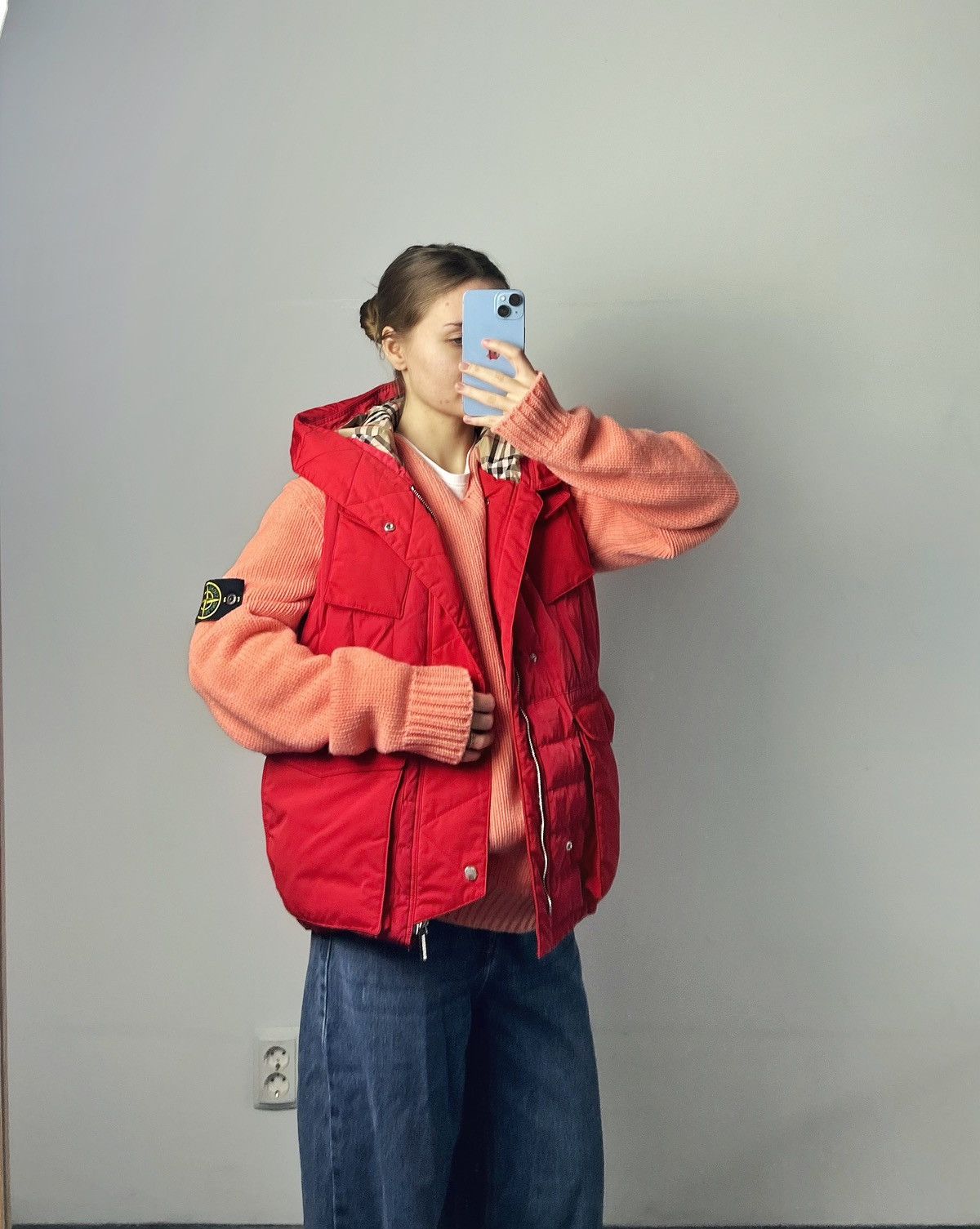Balenciaga × Burberry Vest Burberry Size XS / US 0-2 / IT 36-38 - 4 Thumbnail