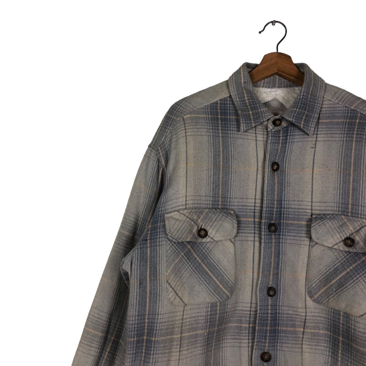 Flannel 📌VINTAGE FLANNEL SHIRT JACKET WORKER SEA HOP ISSEY MIYAKE Size US L / EU 52-54 / 3 - 11 Thumbnail