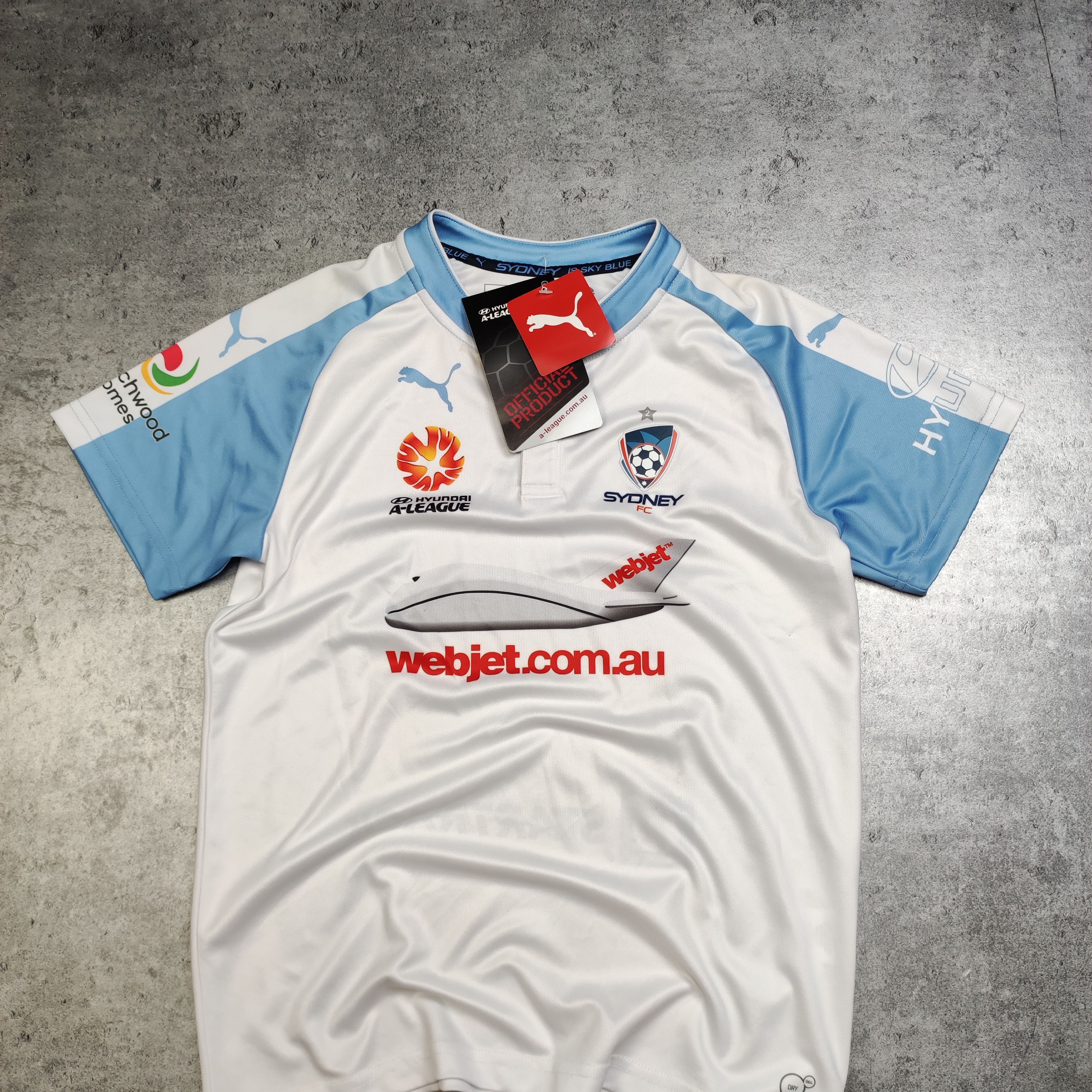Vintage RARE Football Soccer Puma Sydney FC 16/17 Away Jersey Size US XS / EU 42 / 0 - 2 Thumbnail