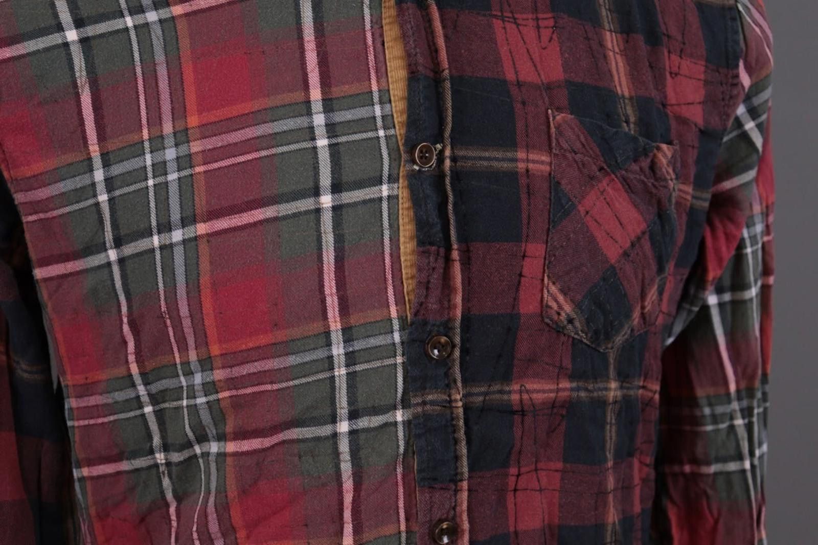 Desigual Desigual Mulricolor Check Flannel Button Down Shirt Size M Size US M / EU 48-50 / 2 - 5 Thumbnail