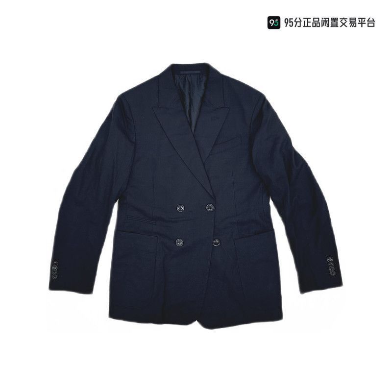 Ermenegildo Zegna Zegna Men's Solid Double. Size US S / EU 44-46 / 1 - 4 Thumbnail