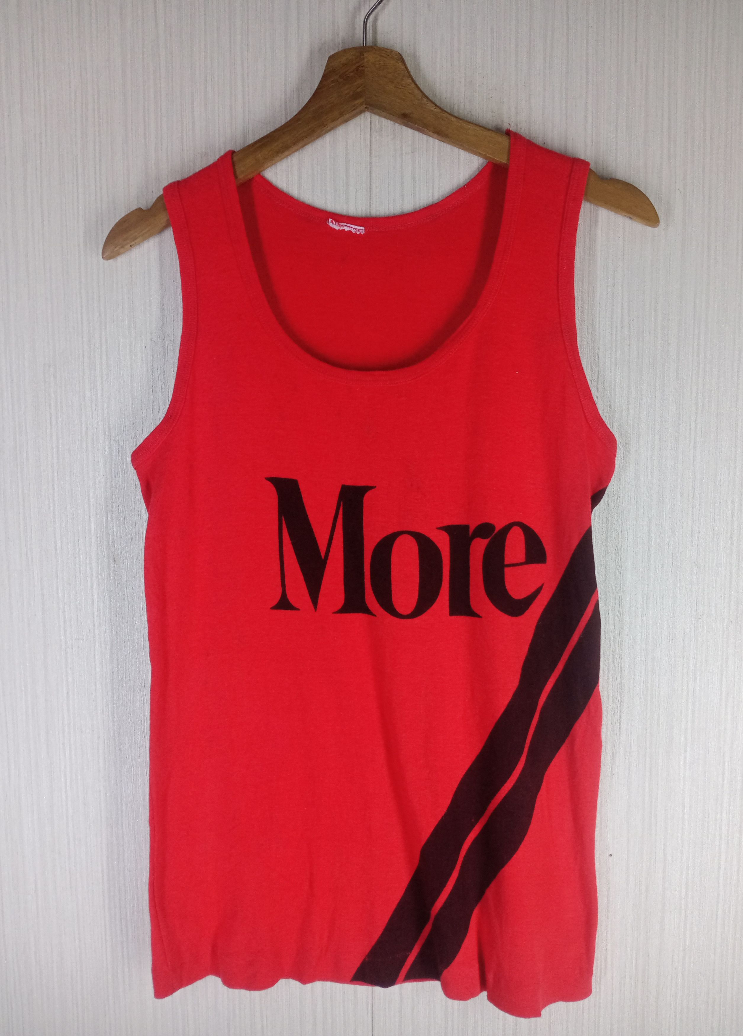 Vintage Rare Vintage 80s MORE Cigarette Tank Top Size US S / EU 44-46 / 1 - 1 Thumbnail