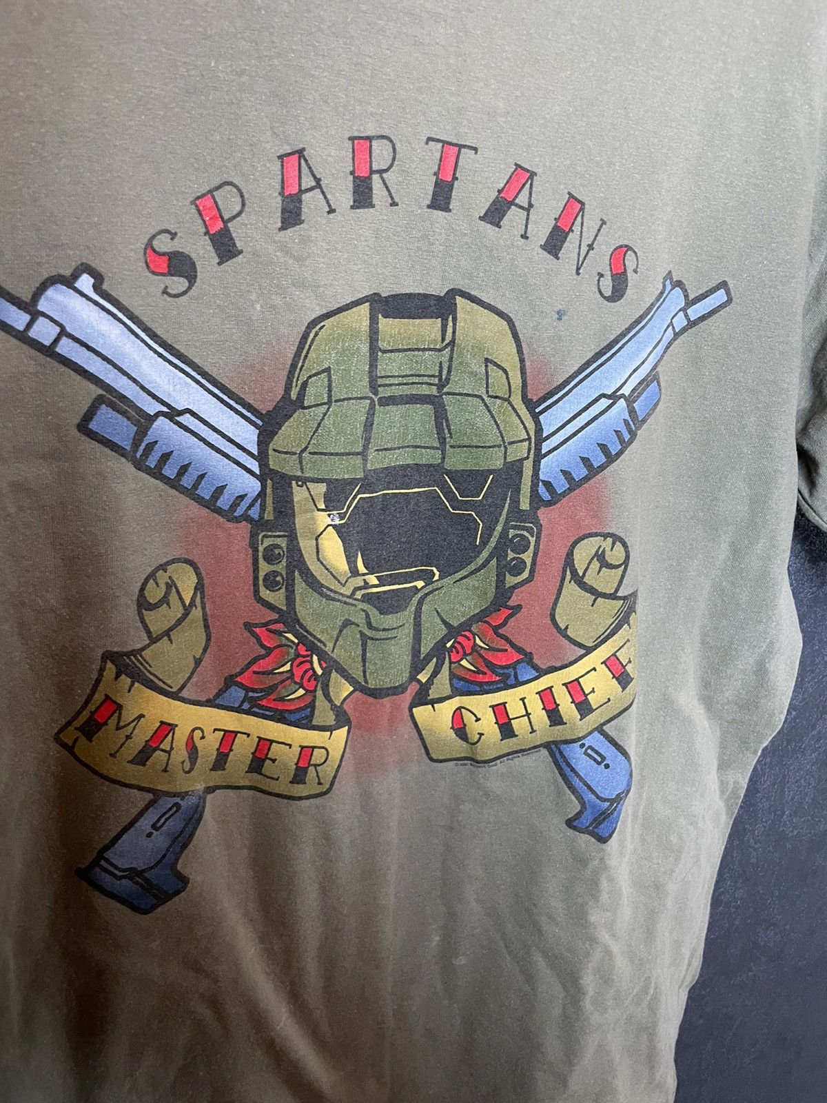 Vintage Crazy Vintage Y2K Halo 3 Master Chief Video Game Promo Tee Size US M / EU 48-50 / 2 - 4 Thumbnail