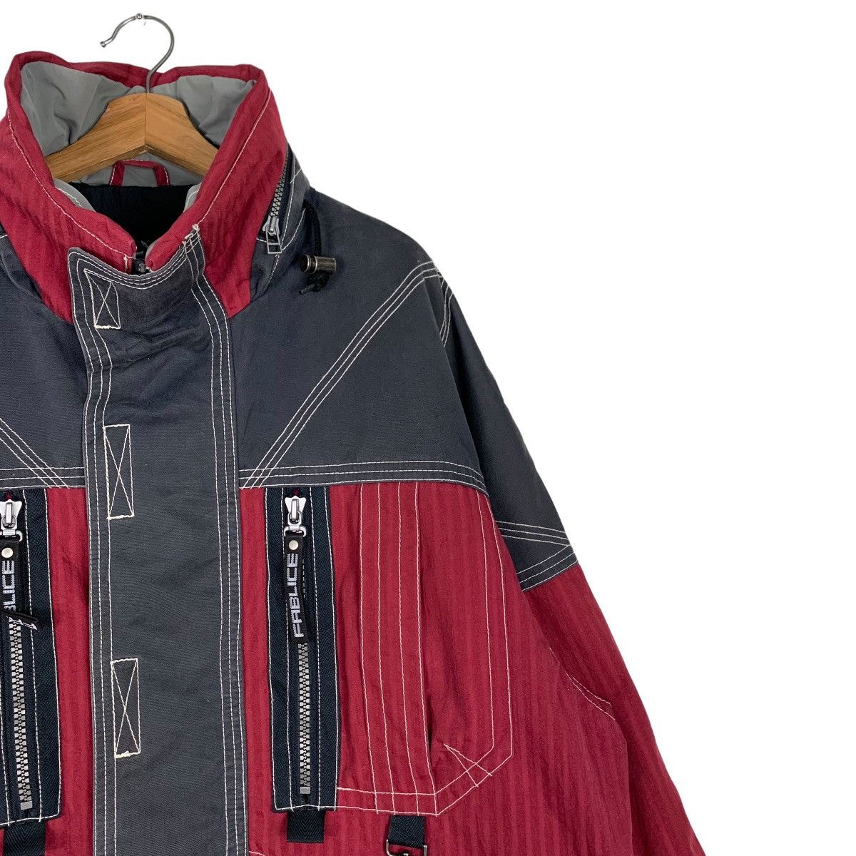 Vintage 90's FABLICE Champion Team Multi Pocket Jacket #0262-C12 Size US L / EU 52-54 / 3 - 6 Thumbnail
