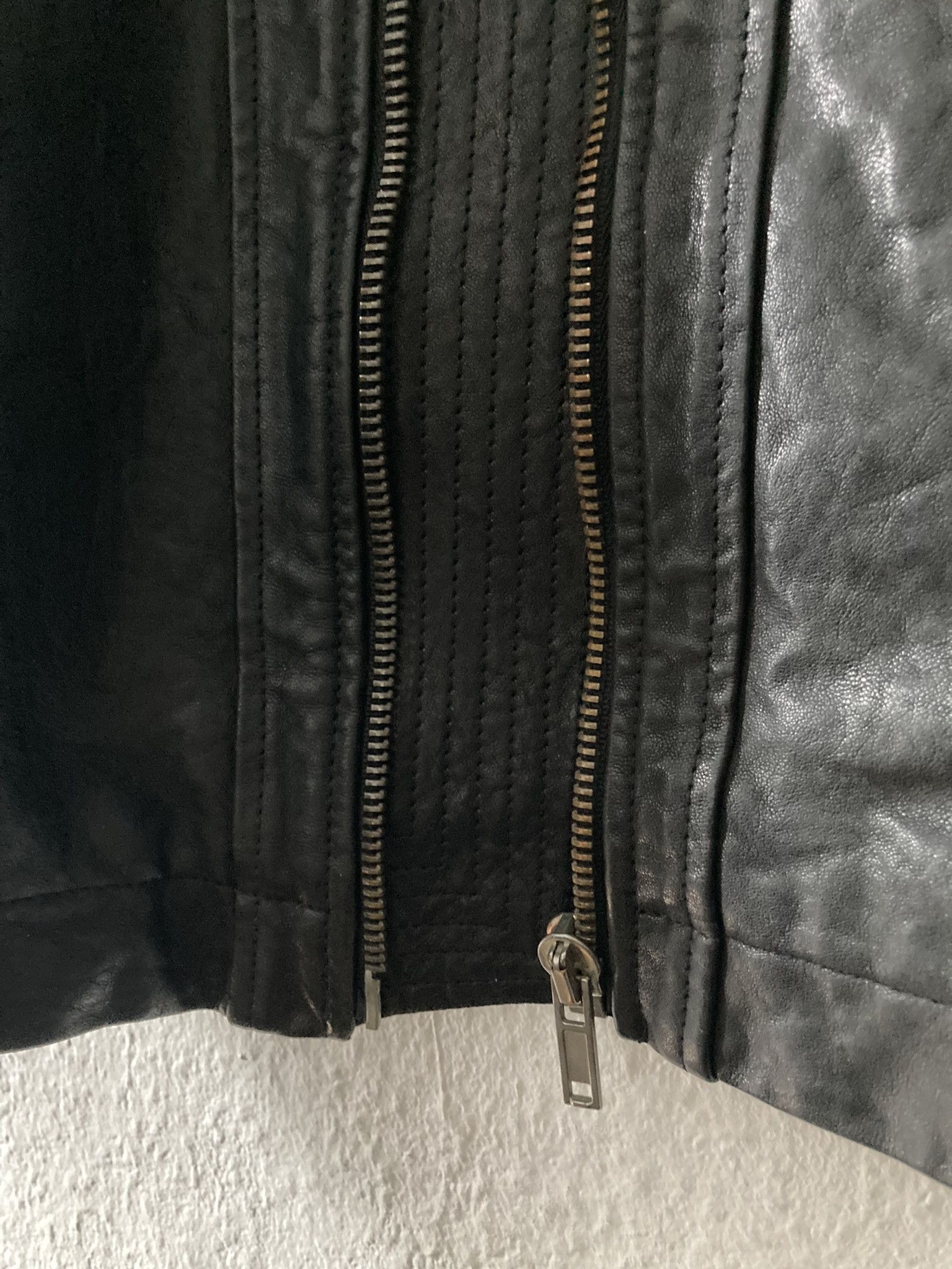 Rick Owens F/W 09 "CRUST" Hammered Lamb Leather Intarsia Jacket XL Size US XL / EU 56 / 4 - 15 Thumbnail