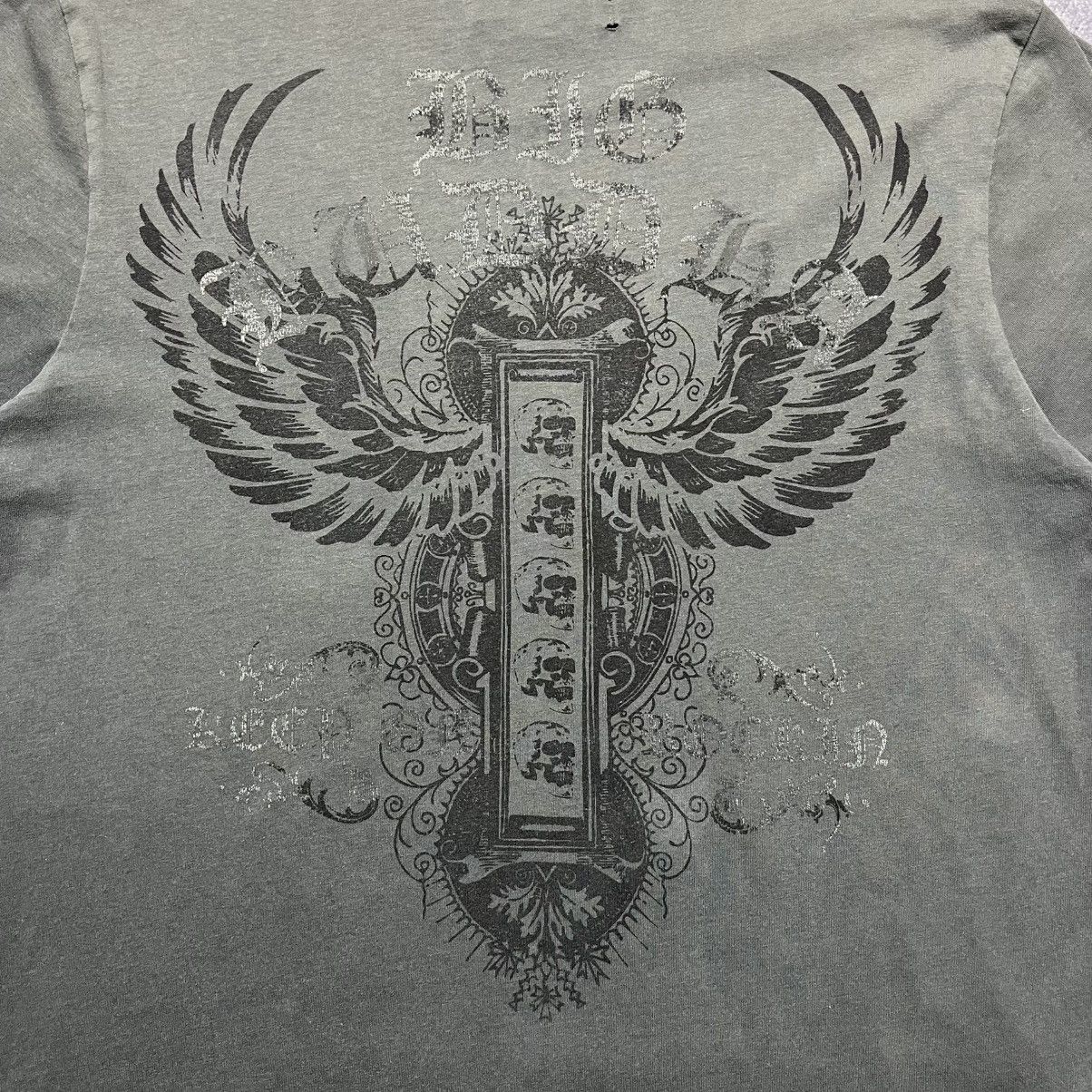 Affliction × Vintage Vintage Big Buddha Affliction Style Tee Distressed Y2K Size US XL / EU 56 / 4 - 7 Thumbnail