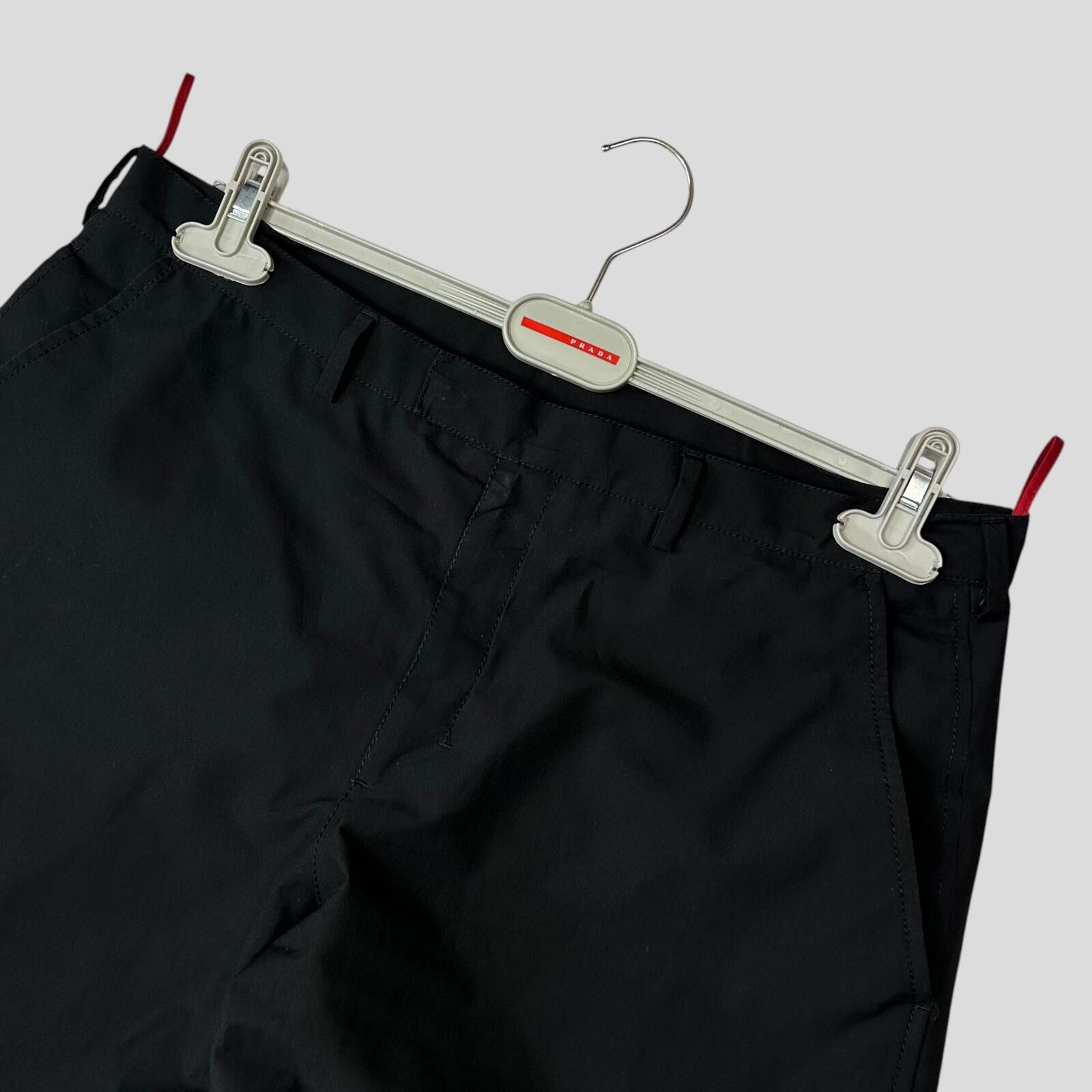 Prada Prada Sport 00’s Goretex Black Mesh Lined Trousers - IT52 Size US 34 / EU 50 - 3 Thumbnail