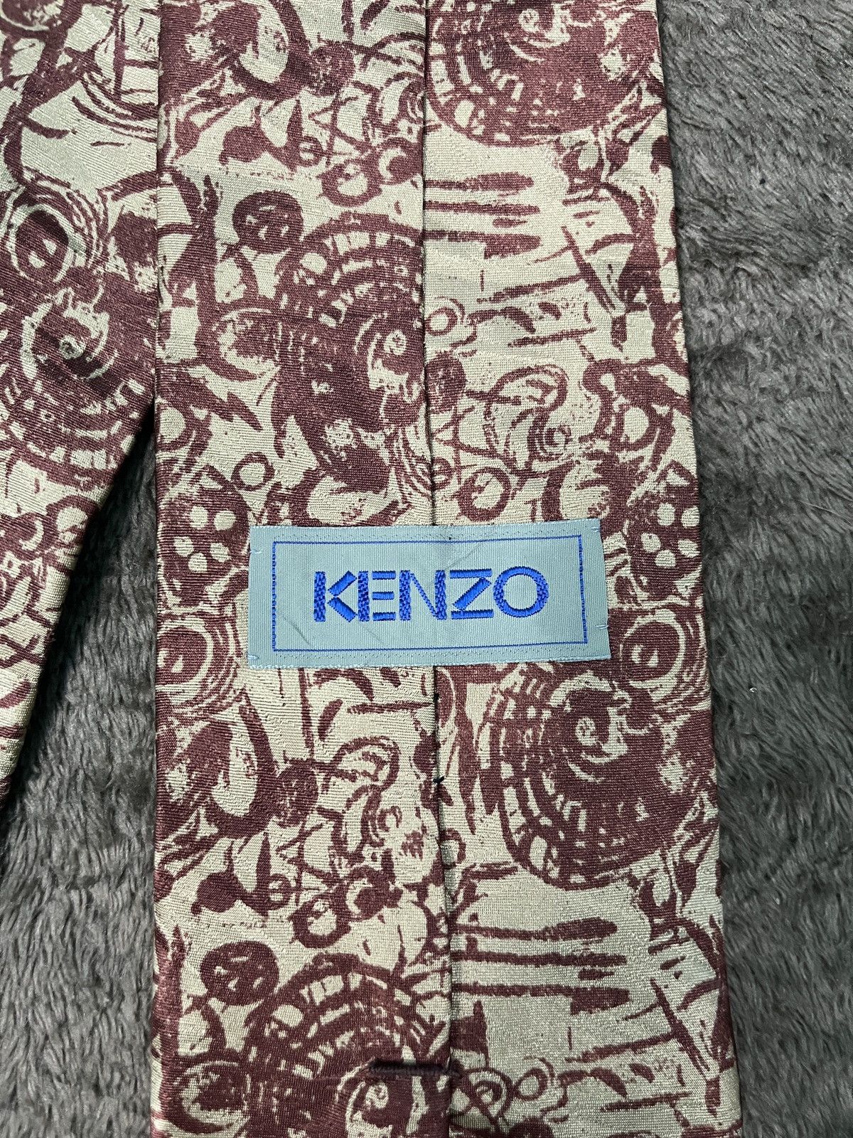 Kenzo × Vintage Kenzo Paris Silk Necktie Size ONE SIZE - 6 Thumbnail