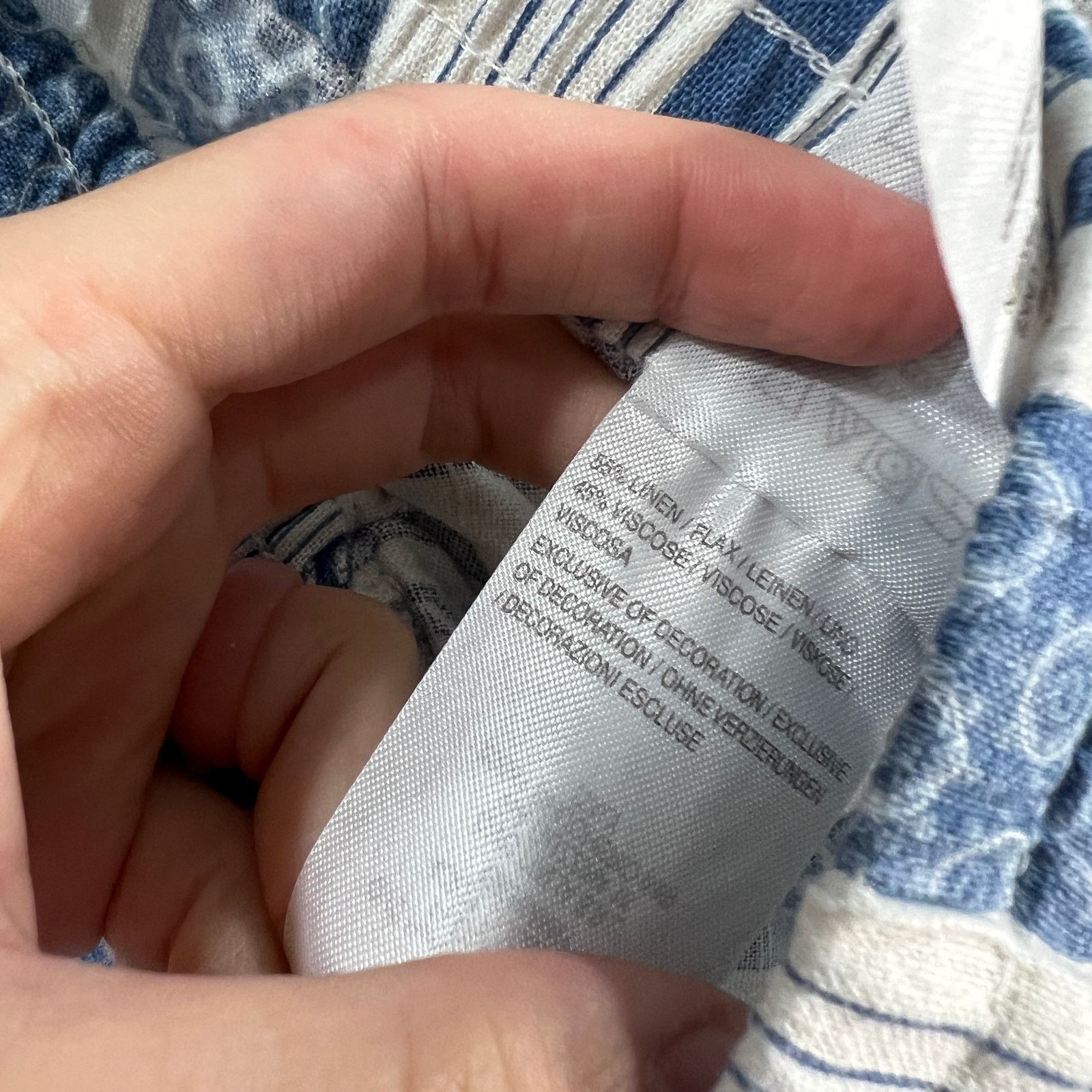 Denim & Co. Denim & Co. Naturals Regular Linen Blend Crop Pants Size 27" / US 4 / IT 40 - 11 Thumbnail