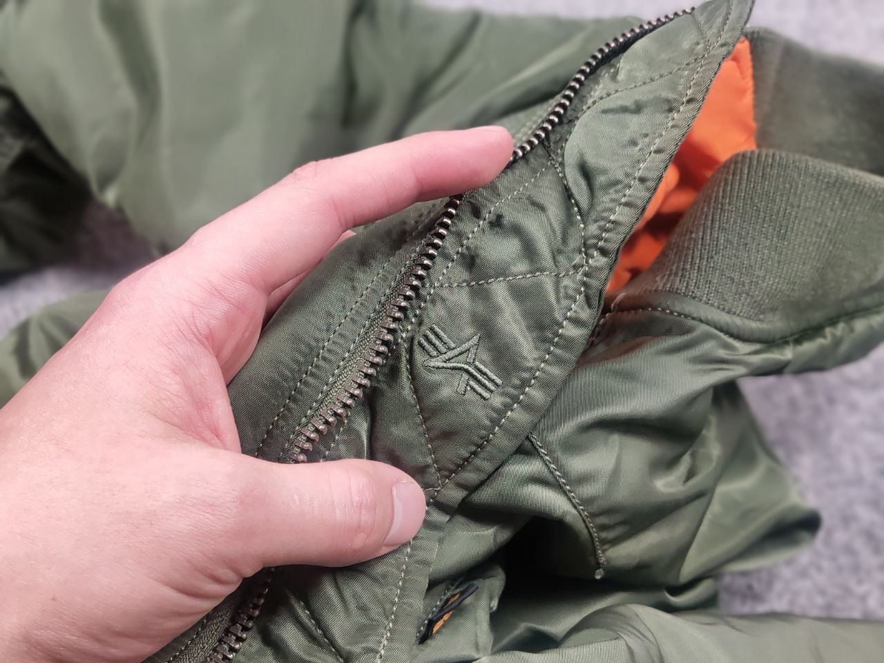 Alpha Industries Alpha Industries MA-1 Long green Military Bomber Jacket Size US M / EU 48-50 / 2 - 17 Thumbnail