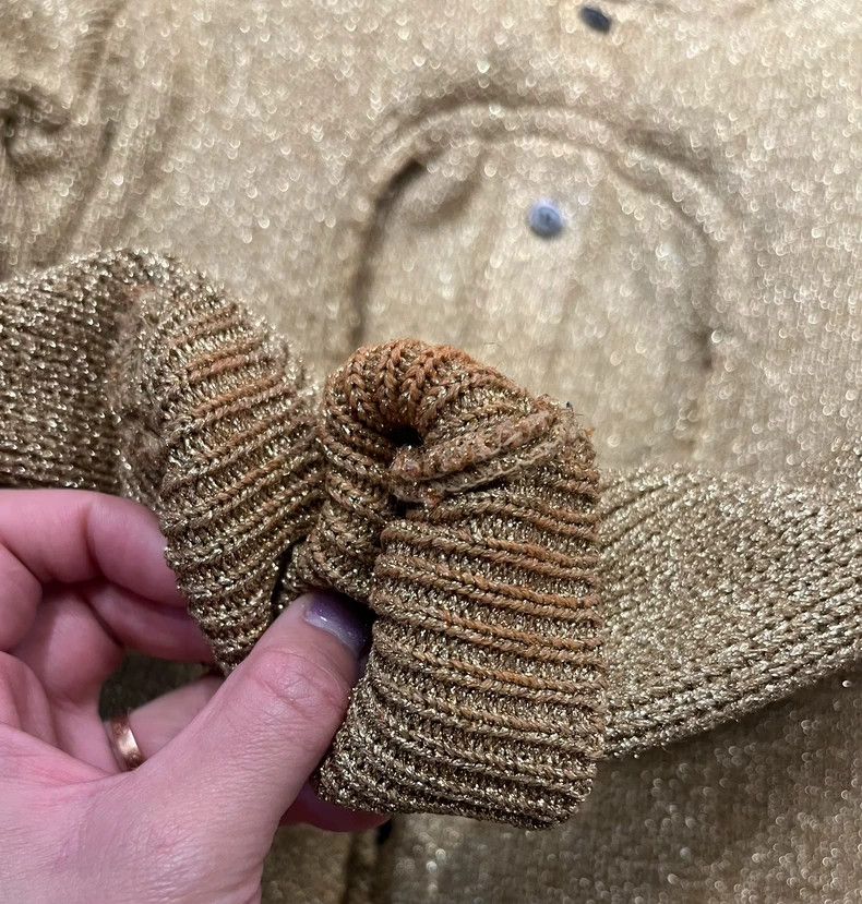 Comme des Garcons Comme Des Garcons Main line pullover deconstructed gold wi Size S / US 4 / IT 40 - 6 Thumbnail