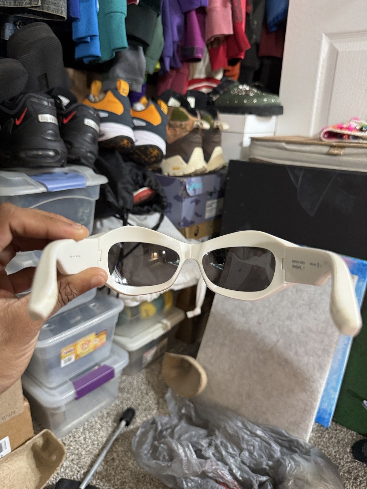 Bottega Veneta Bottega Cyclone Sunglasses Size ONE SIZE - 5 Thumbnail