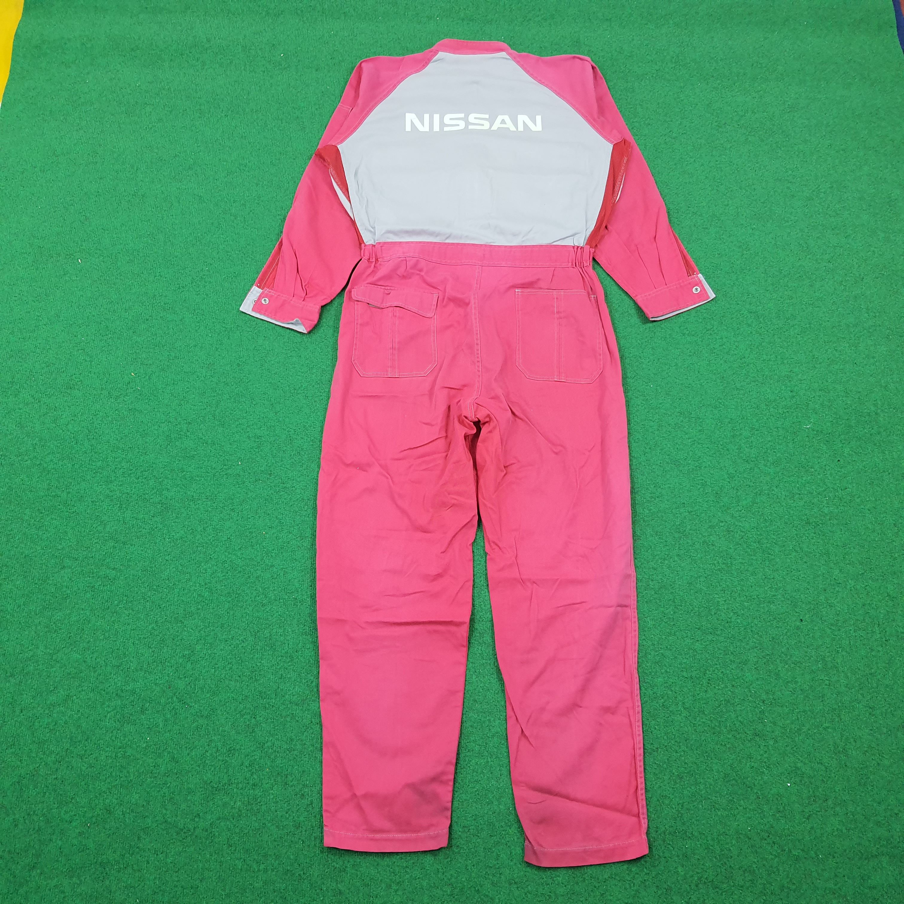 Japanese Brand × Vintage Vintage Nissan Racing Japan Motorsprots Workwear Coverall Size US M / EU 48-50 / 2 - 2 Thumbnail