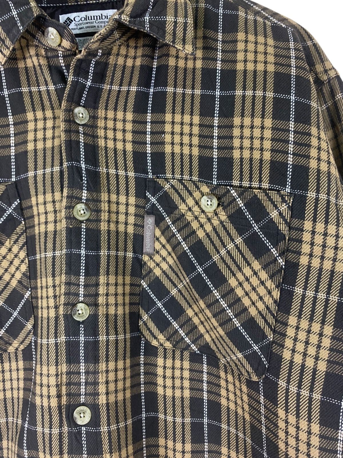 Columbia × Vintage Columbia Checkered Double Pocket Shirt Size US M / EU 48-50 / 2 - 6 Thumbnail