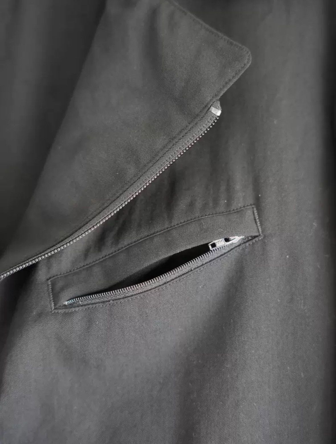 Yohji Yamamoto Yohji Yamamoto 14ss Rainy Zipper Short Jacket 2412-Nextarrow Size US L / EU 52-54 / 3 - 4 Thumbnail