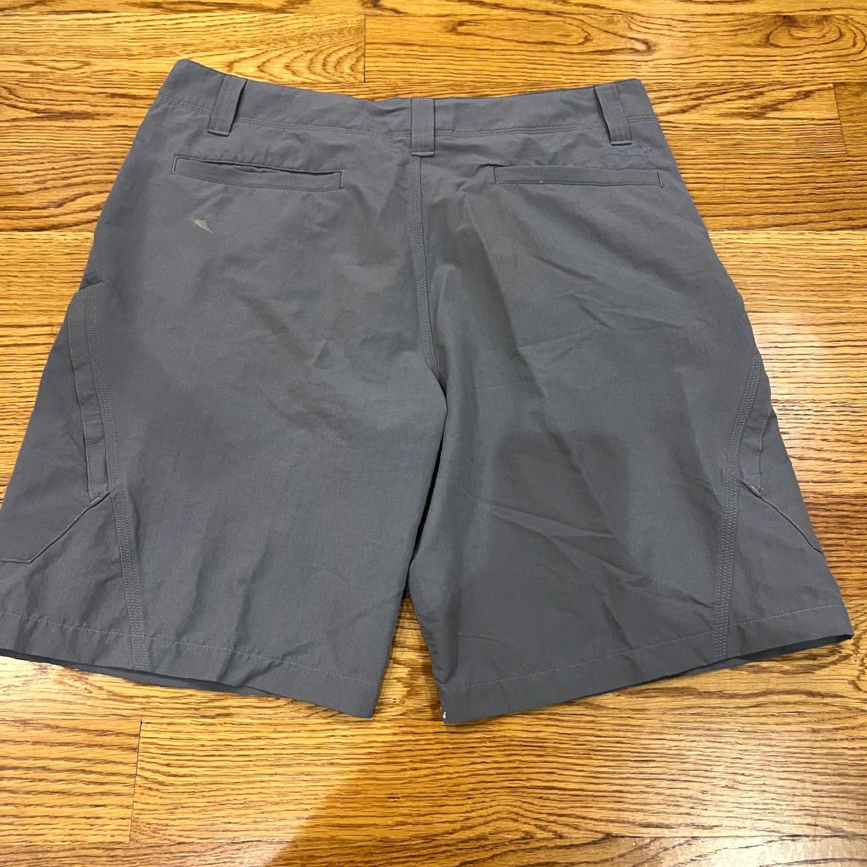 Vintage Horny Toad Men's Hiking Shorts 34x9 Nylon Spandex Outdoor Casual Chino Gray Size US 34 / EU 50 - 7 Thumbnail