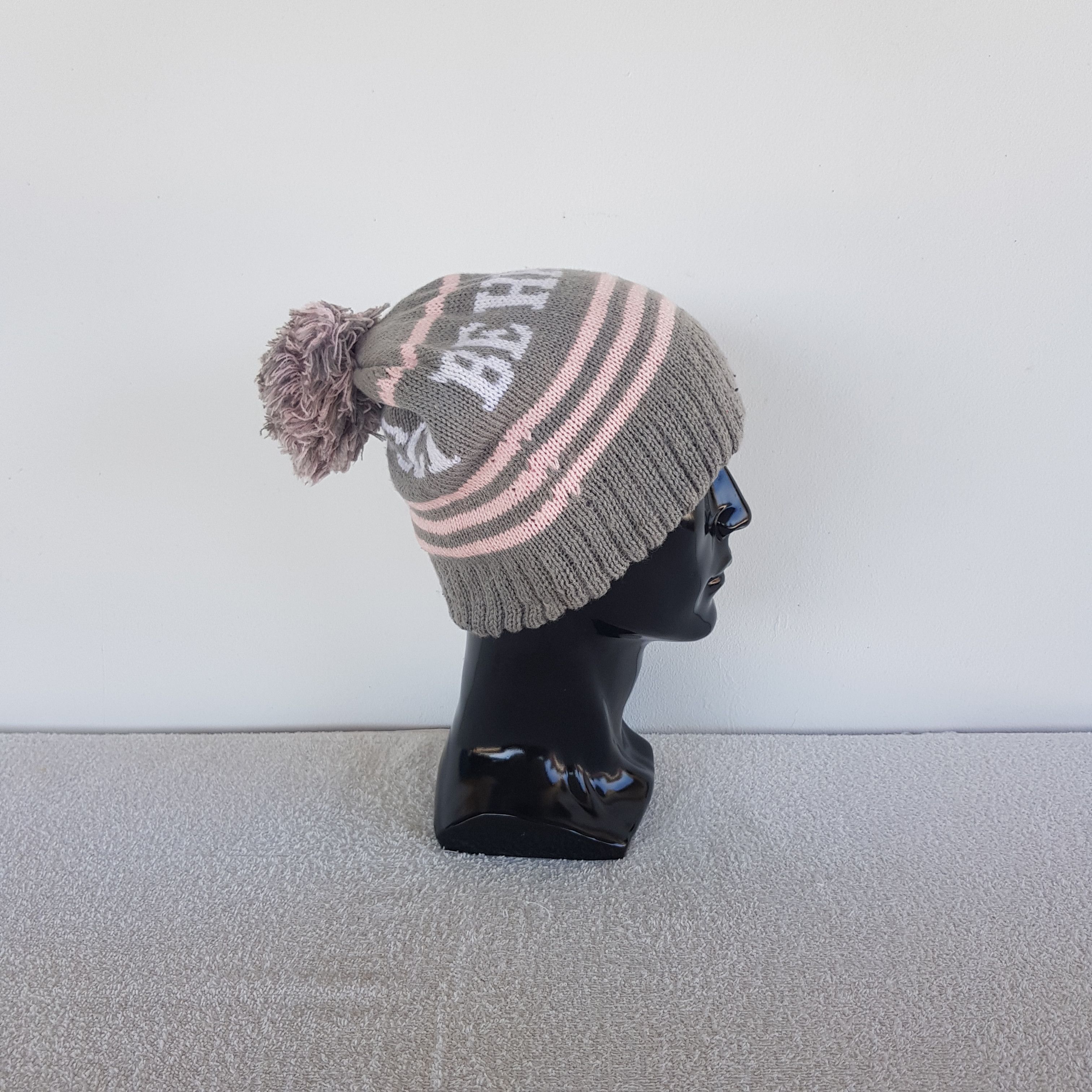 Fiorucci Vintage Fiorucci Beanie Ribbed Knit Snow Caps Hats Size ONE SIZE - 3 Thumbnail