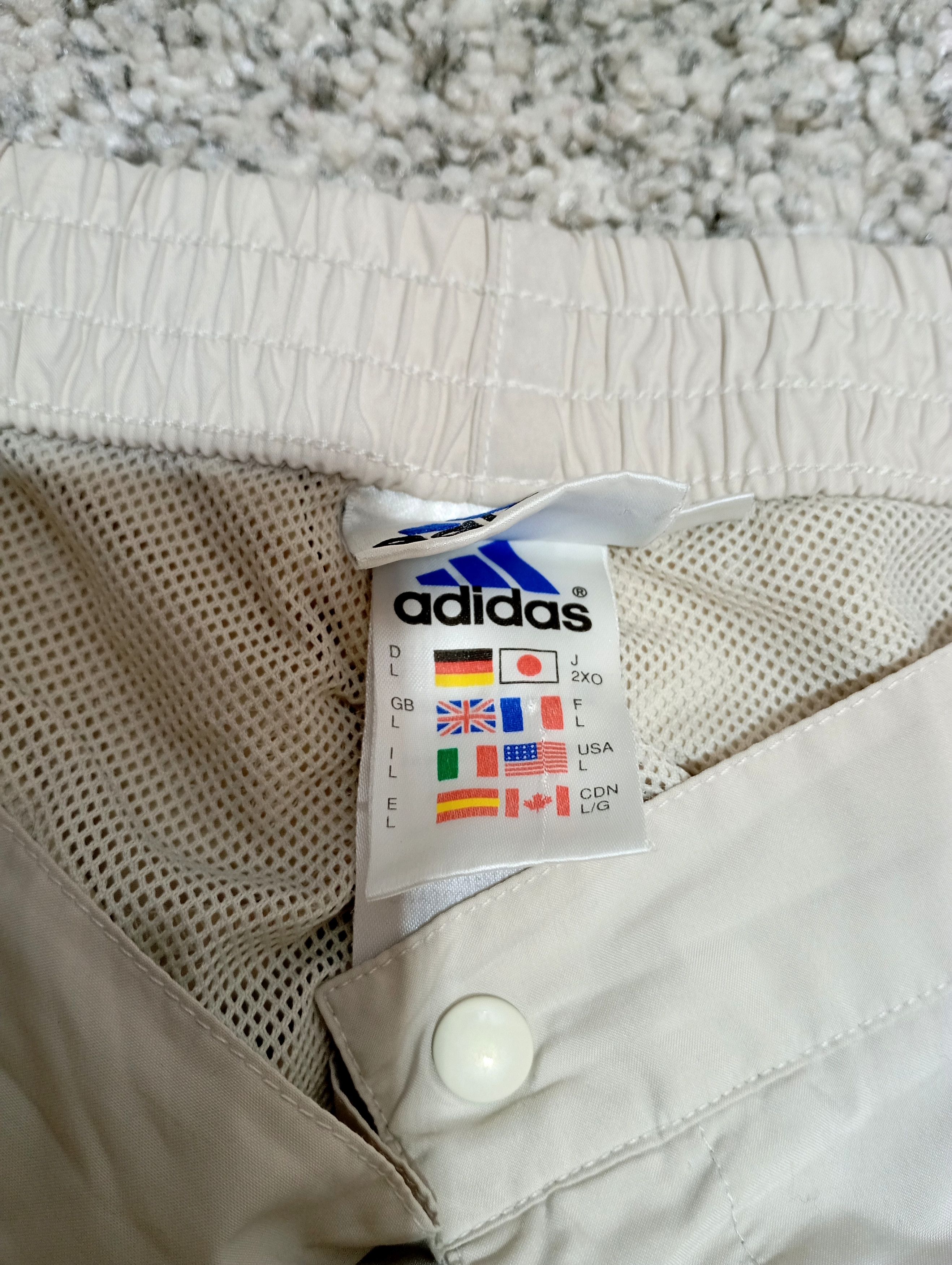Adidas Adidas 00s Vintage Nylon Baggy Drill Joggers Pants Y2K Size US 33 - 4 Thumbnail
