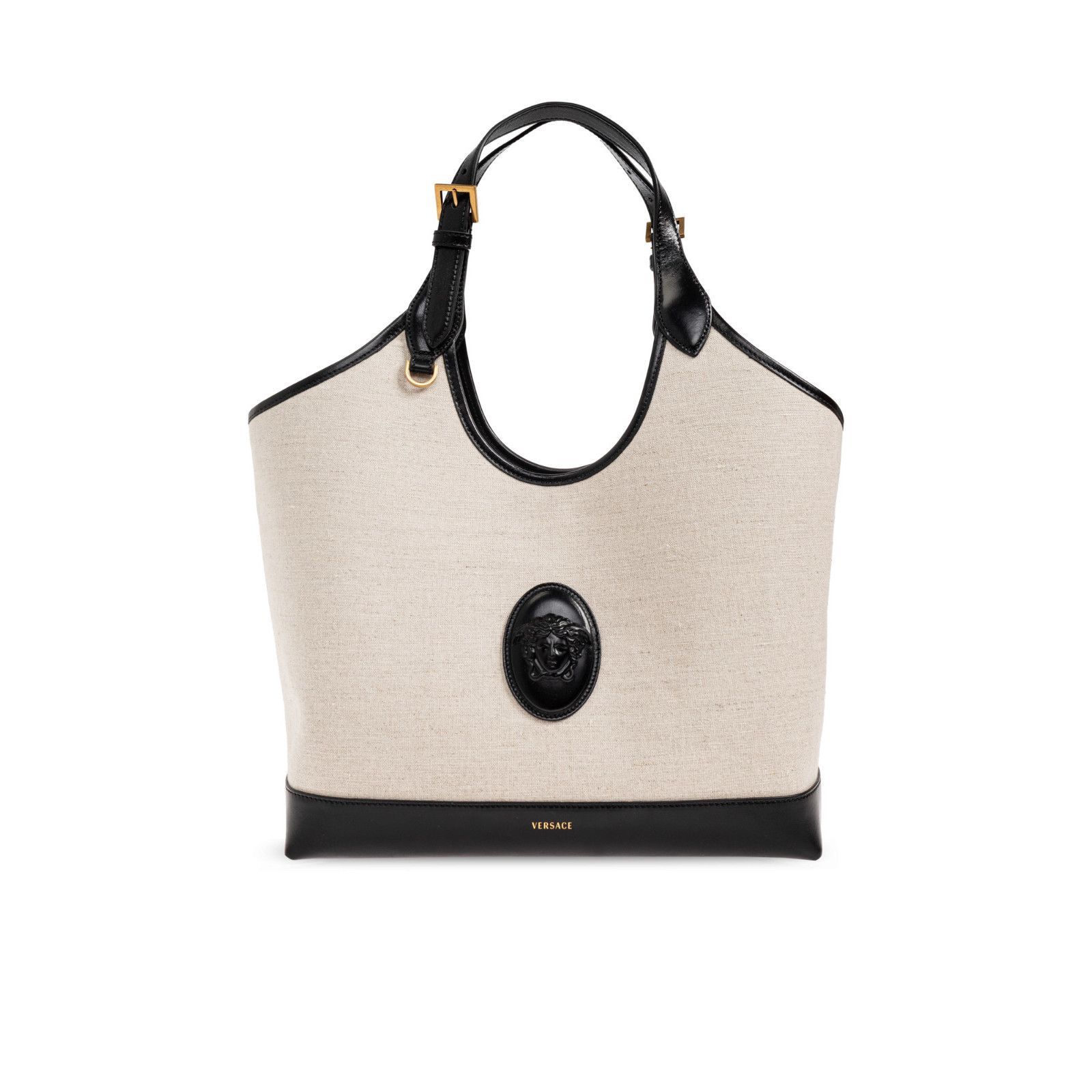 Versace VERSACE Black Riviere Large Tote Bag New Size ONE SIZE - 1 Thumbnail