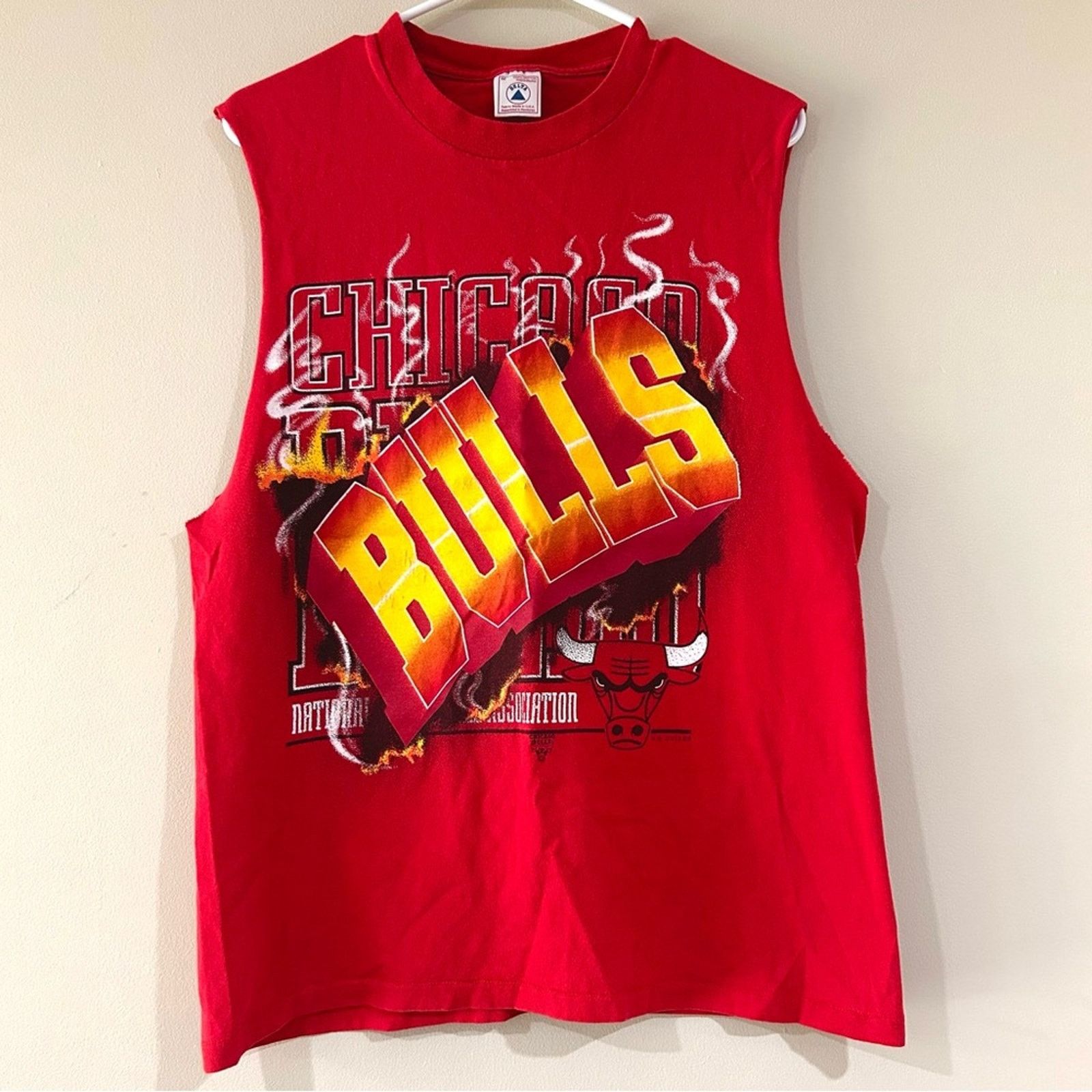 Delta Vintage Chicago Bulls Cutoff Shirt Size US M / EU 48-50 / 2 - 1 Thumbnail