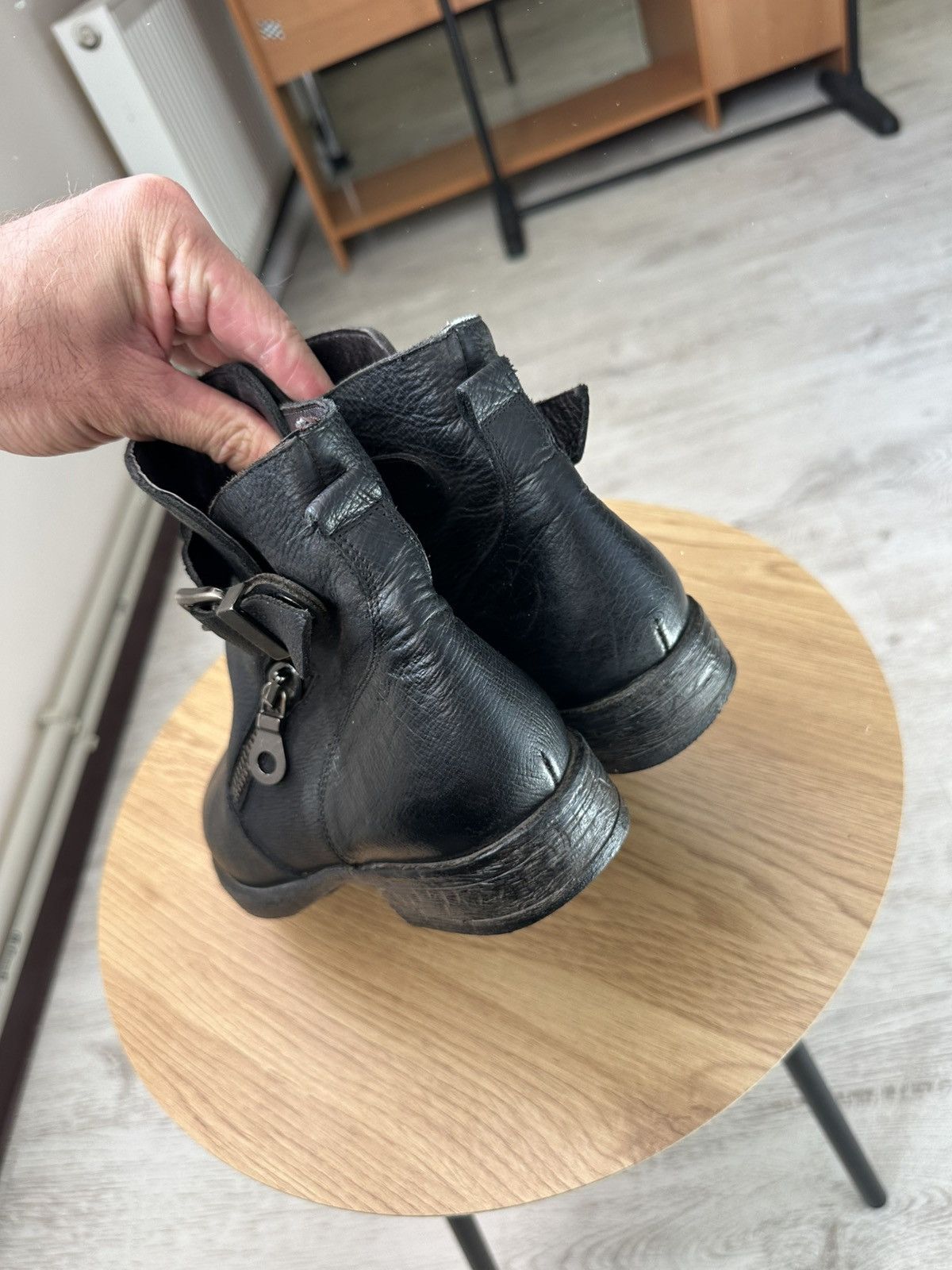 Other Vintage Lavorazione Artigiana Hand Made Woman Ankle Boots Size US 8 / IT 38 - 8 Thumbnail