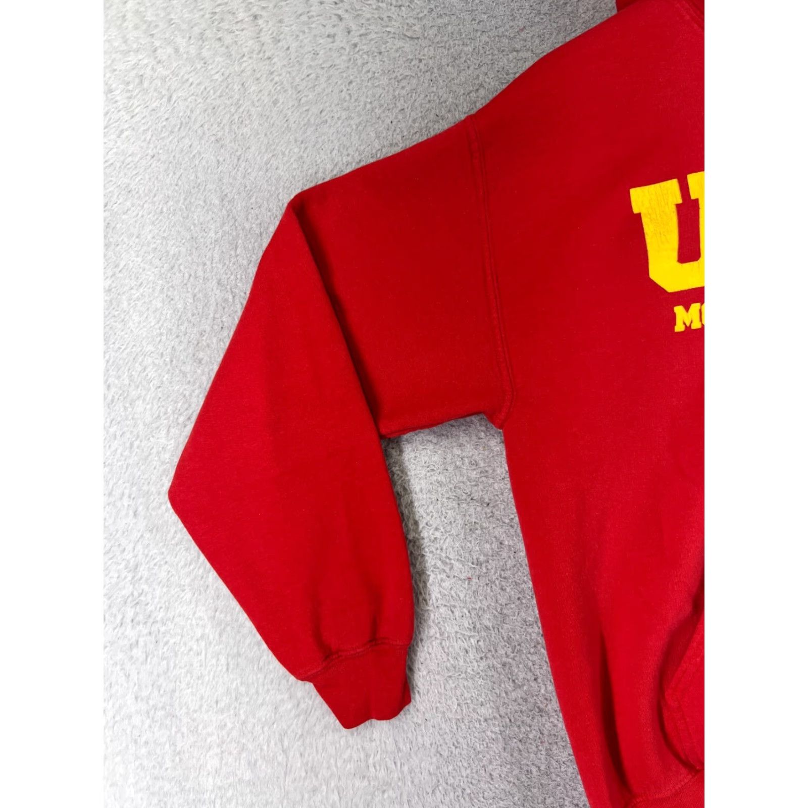 Vintage VINTAGE USMC Hoodie Mens Adult Medium Red Marines MCAS Cherry Point Pocket Read MV Sport Logo Jersey Cotton Pullover Crew Neck Long Sleeve Size US M / EU 48-50 / 2 - 3 Thumbnail
