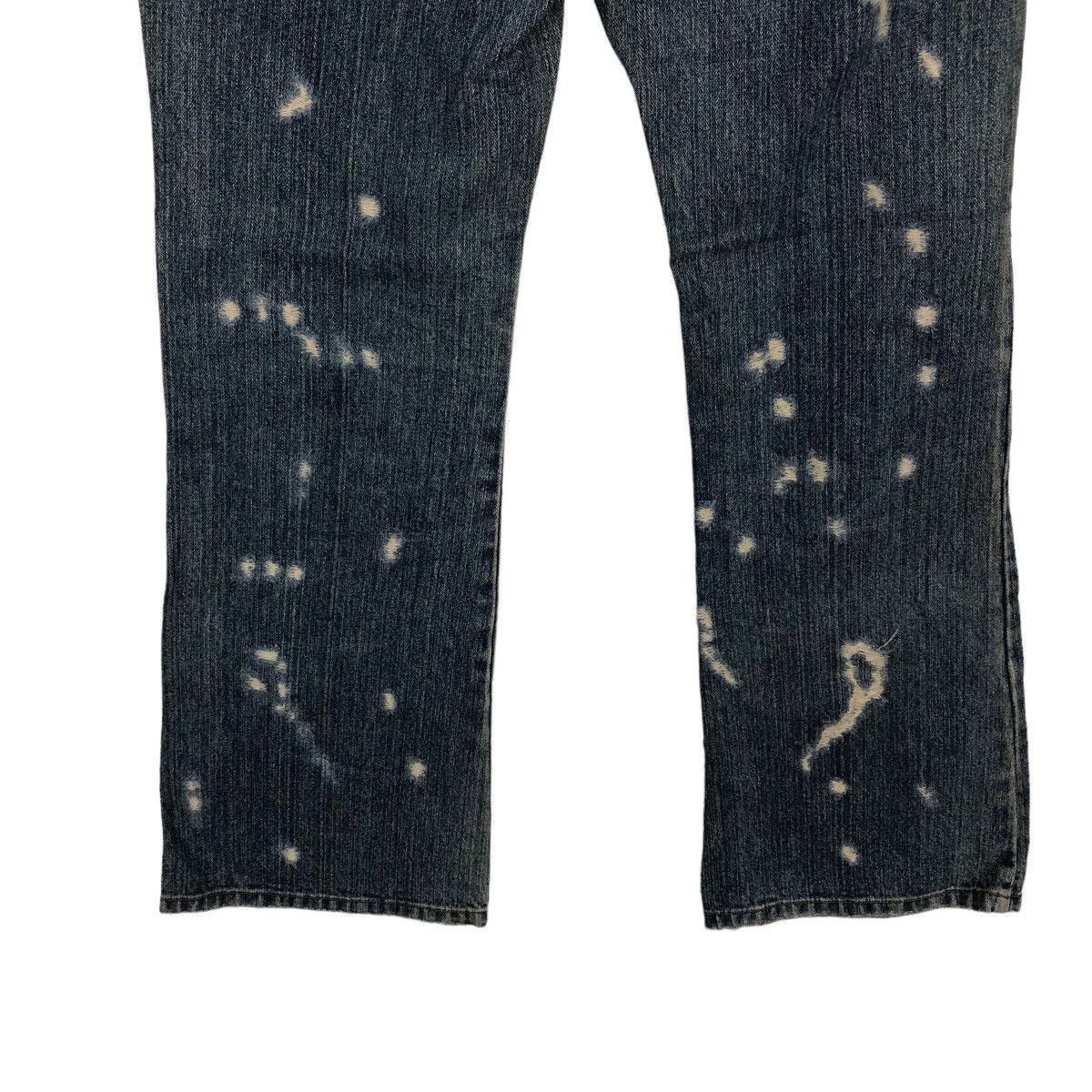 Japanese Brand 🔥RARE BOWCUT DISTRESSED DENIM JEANS LIVRE CLAIRE JAPAN Size US 28 / EU 44 - 8 Thumbnail
