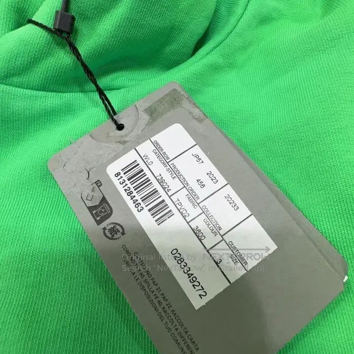 Balenciaga Balenciaga FW23 Logo Print Hoodie in Green. Size US L / EU 52-54 / 3 - 2 Thumbnail