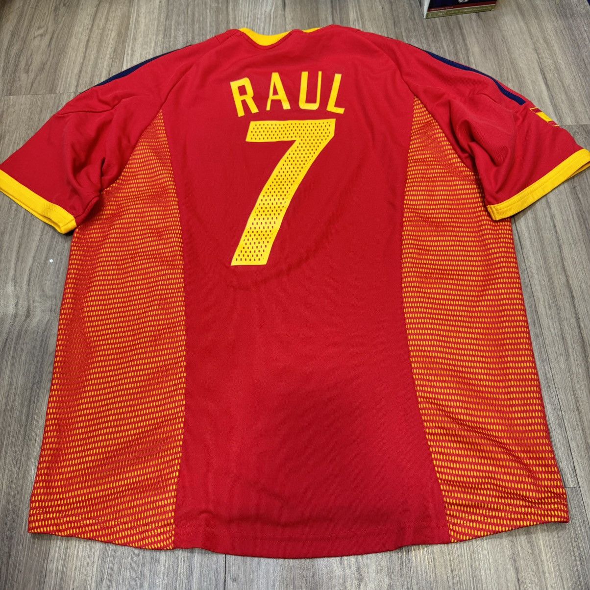 Adidas Spain 02/03 home shirt #7 Raul Size US L / EU 52-54 / 3 - 2 Thumbnail